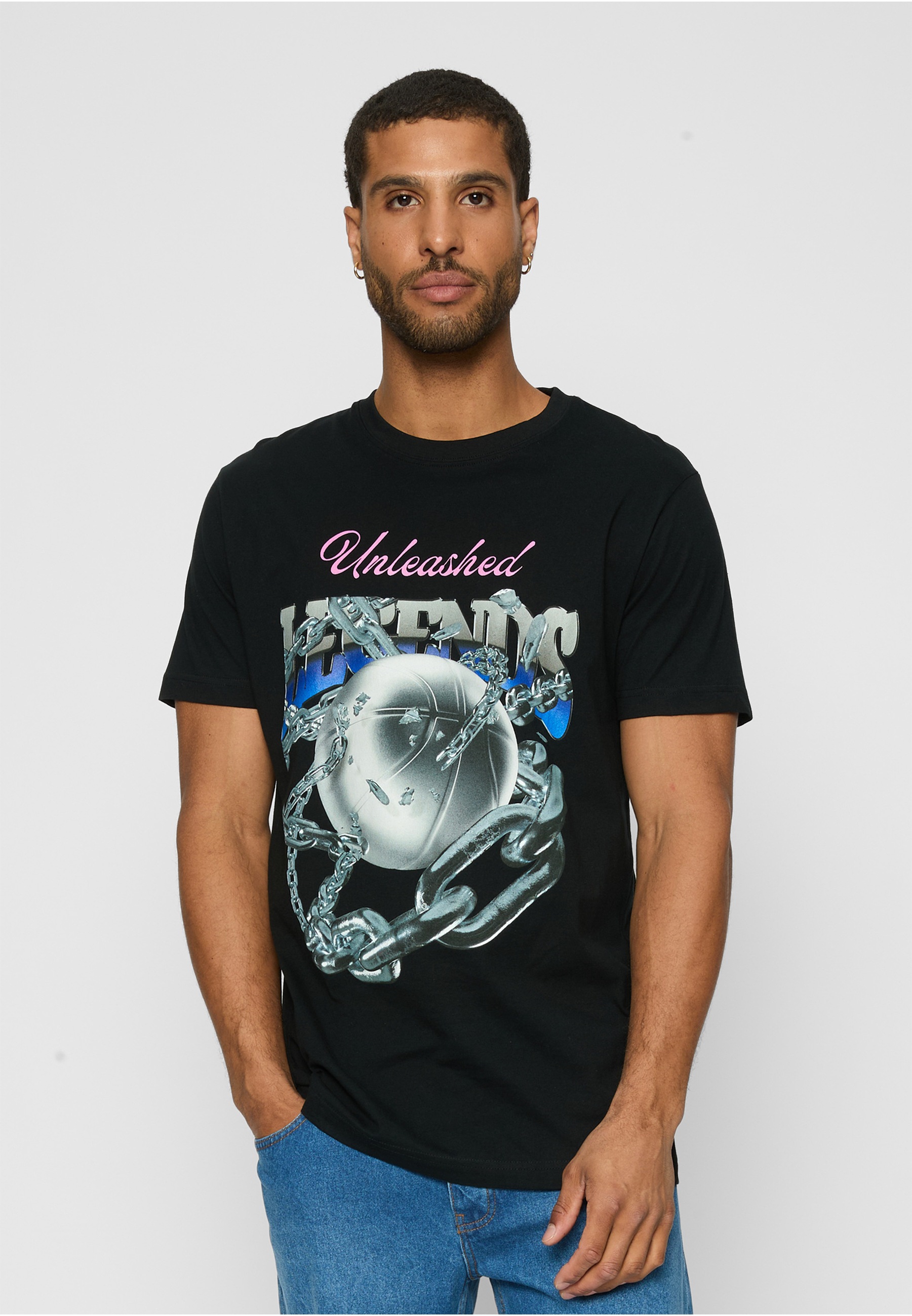 MisterTee T-Shirt »MisterTee Herren Unleashed Legends Tee«, (1 tlg.)