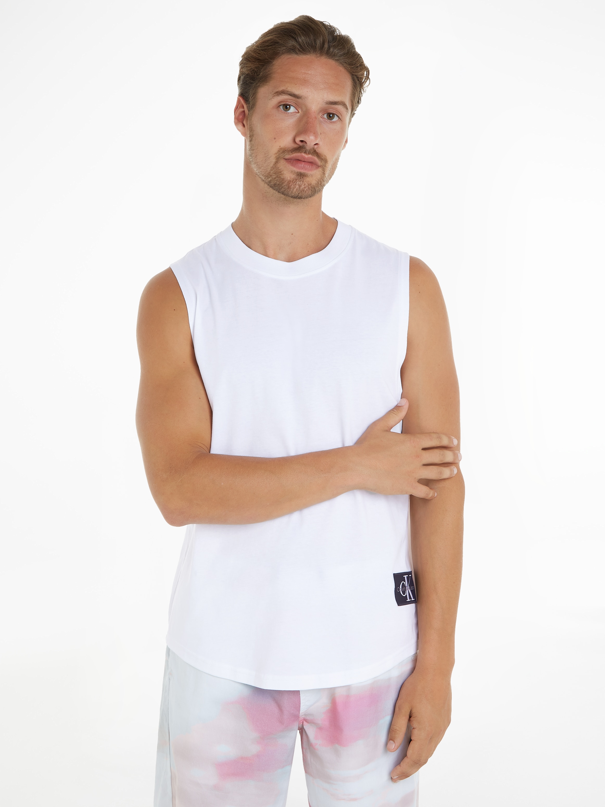 Calvin Klein Jeans T-Shirt »MONOLOGO BADGE TANK«, mit Logopatch