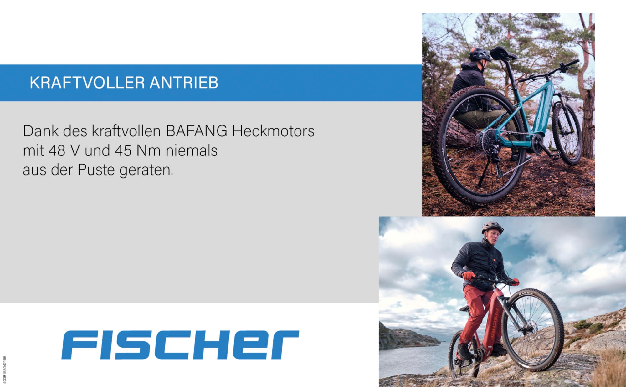 FISCHER Fahrrad E-Bike »TERRA 2.1 Junior 422«, 8 Gang, Pedelec, Elektrofahrrad für Damen u. Herren, ATP