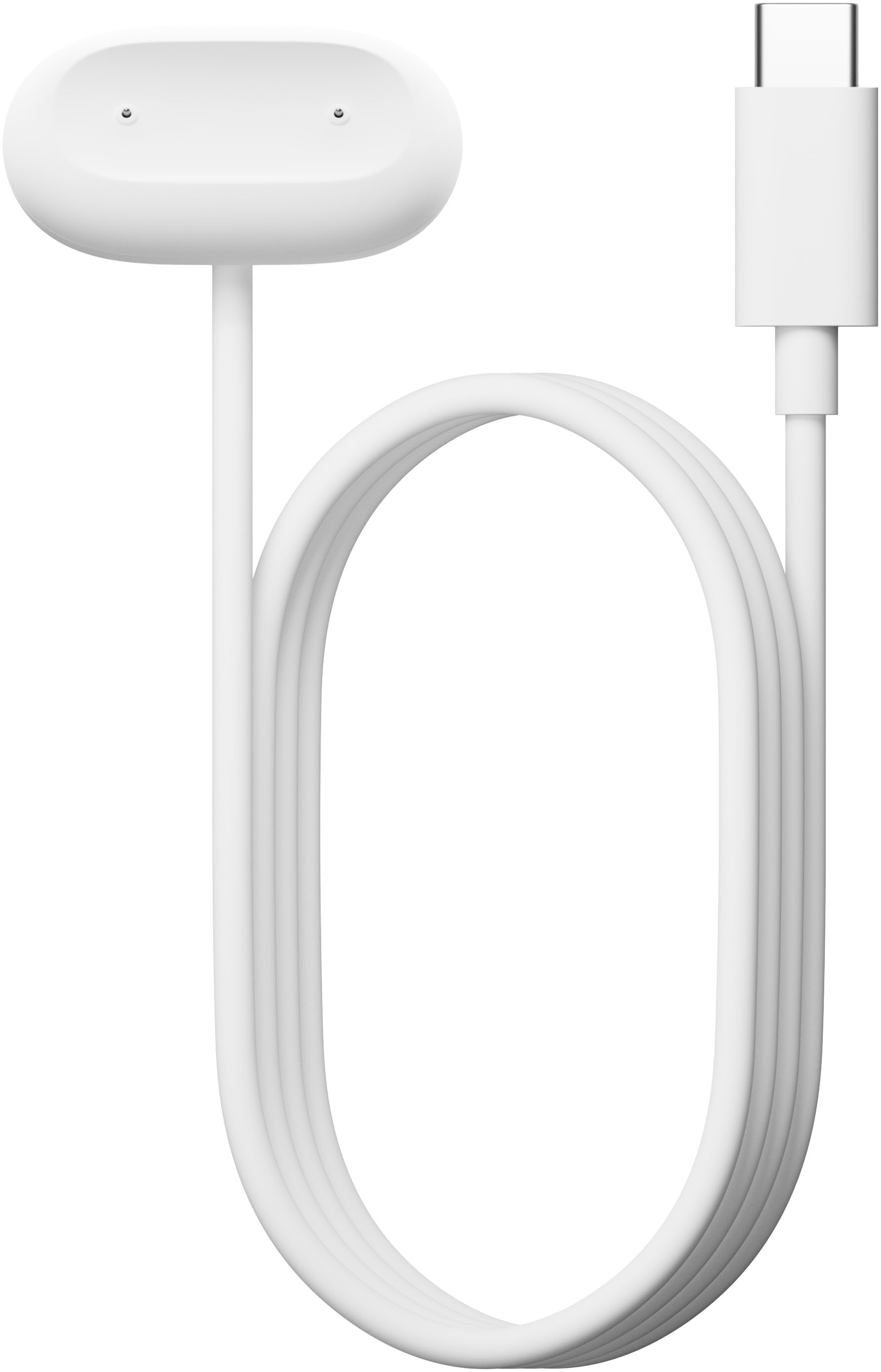 "FITBIT Smartphone-Ladegerät ""USB‐C-Schnellladekabel für Google Fitbit Air"", snow, B:2,7cm H:0,96cm T:4,1cm, Ladegeräte"