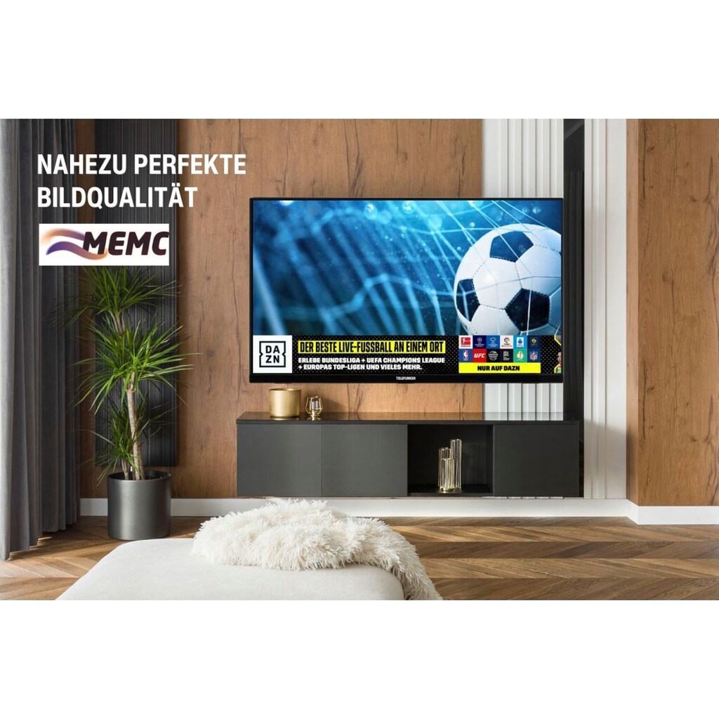 Telefunken QLED-Fernseher »D55Q660M2CW«, 139 cm/55 Zoll, 4K Ultra HD, Smart-TV