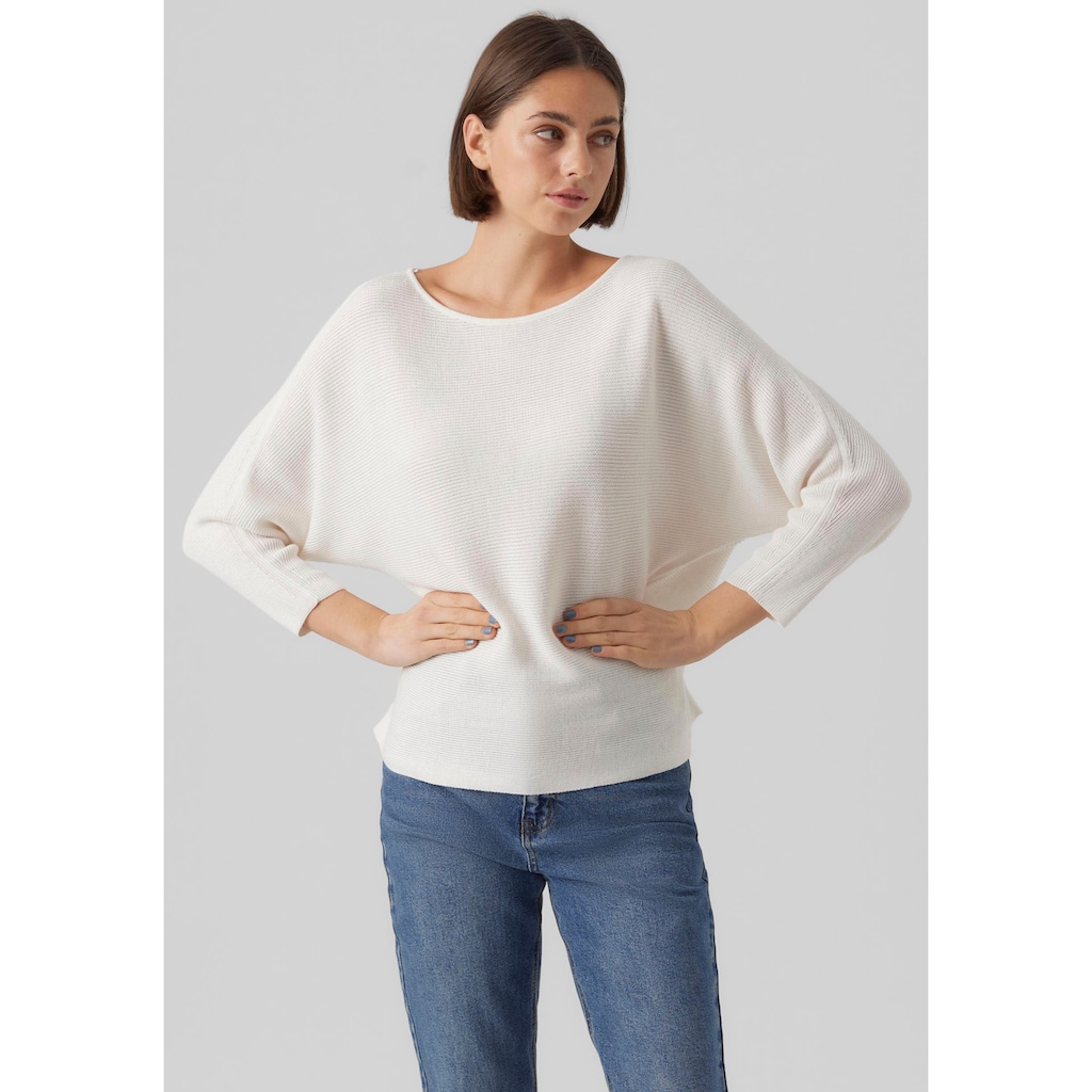 Vero Moda 3/4 Arm-Pullover »VMNORA 3/4 BOATNECK BLOUSE NOOS«