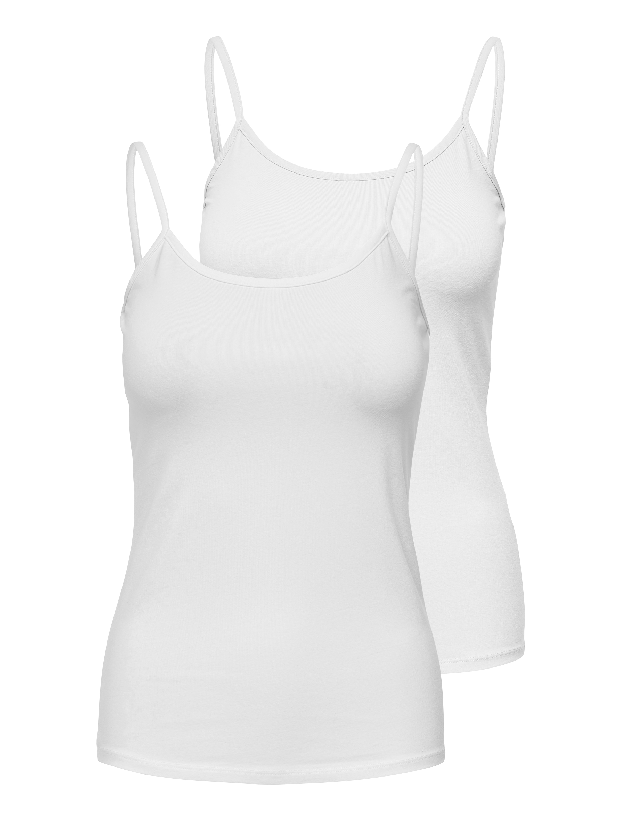 ONLY Spaghettitop "ONLLOVE – Spaghettitops im Doppelpack mit elastischem Tr günstig online kaufen