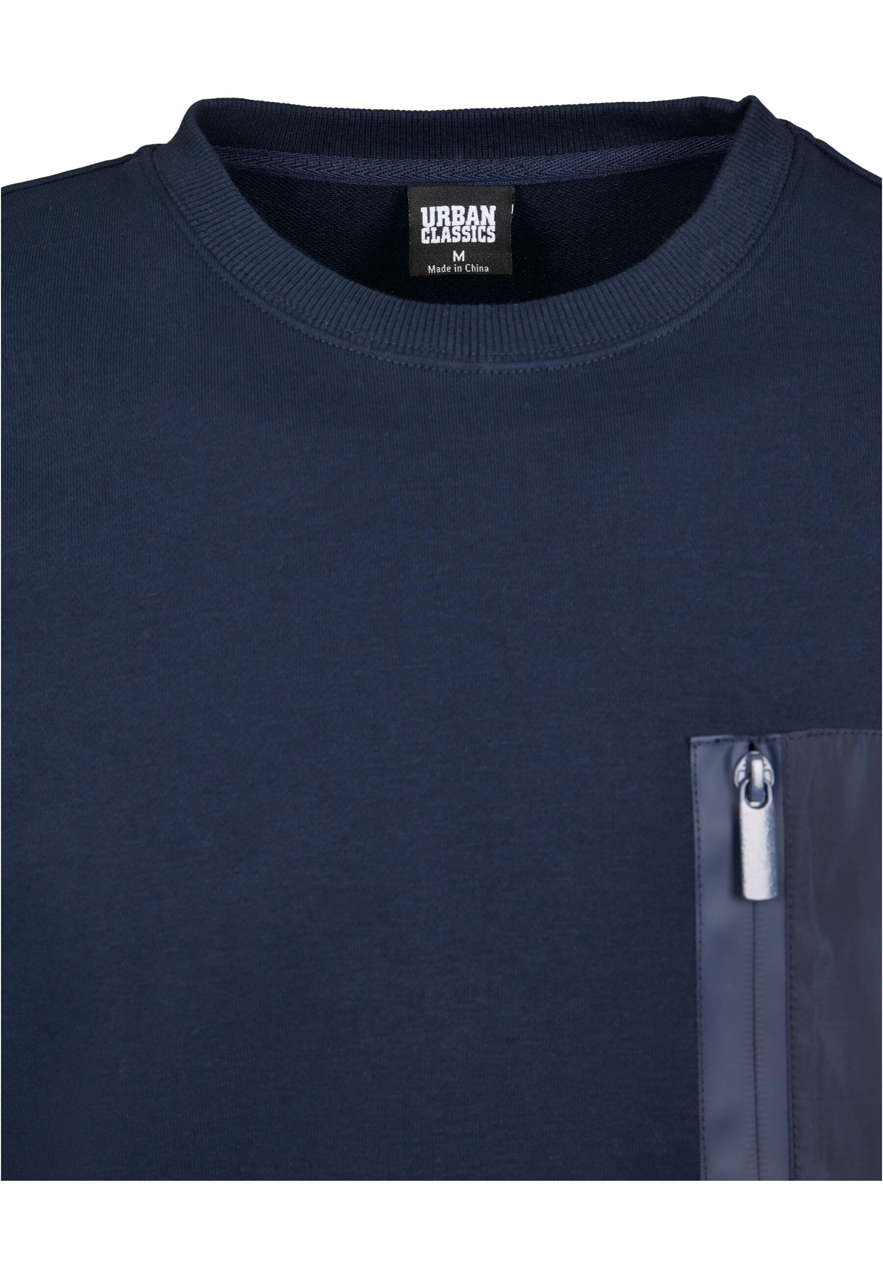 URBAN CLASSICS Rundhalspullover »Urban Classics Herren Military Crew«, (1 tlg.)