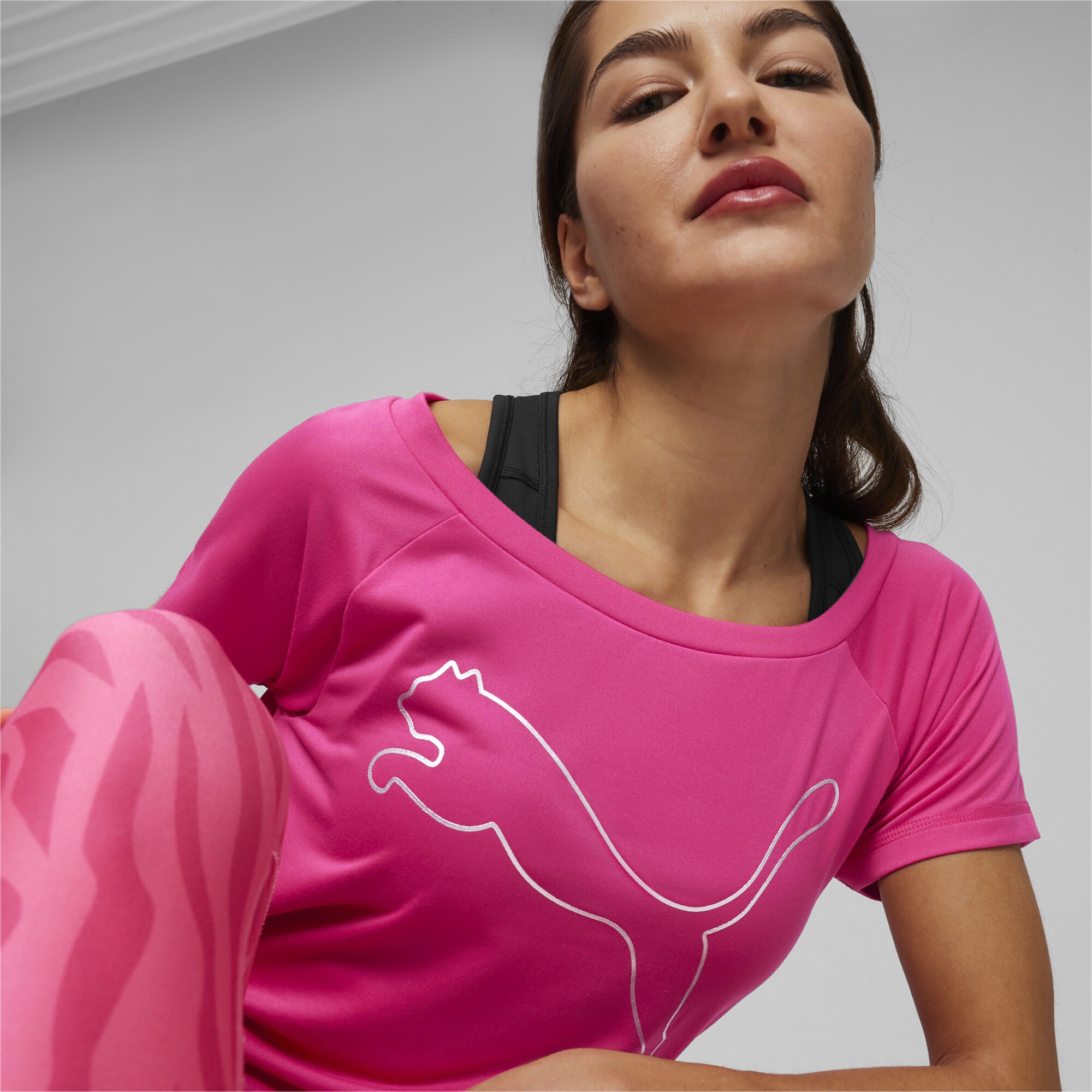 PUMA Trainingsshirt »Favourite Jersey Cat Trainings-T-Shirt Damen«
