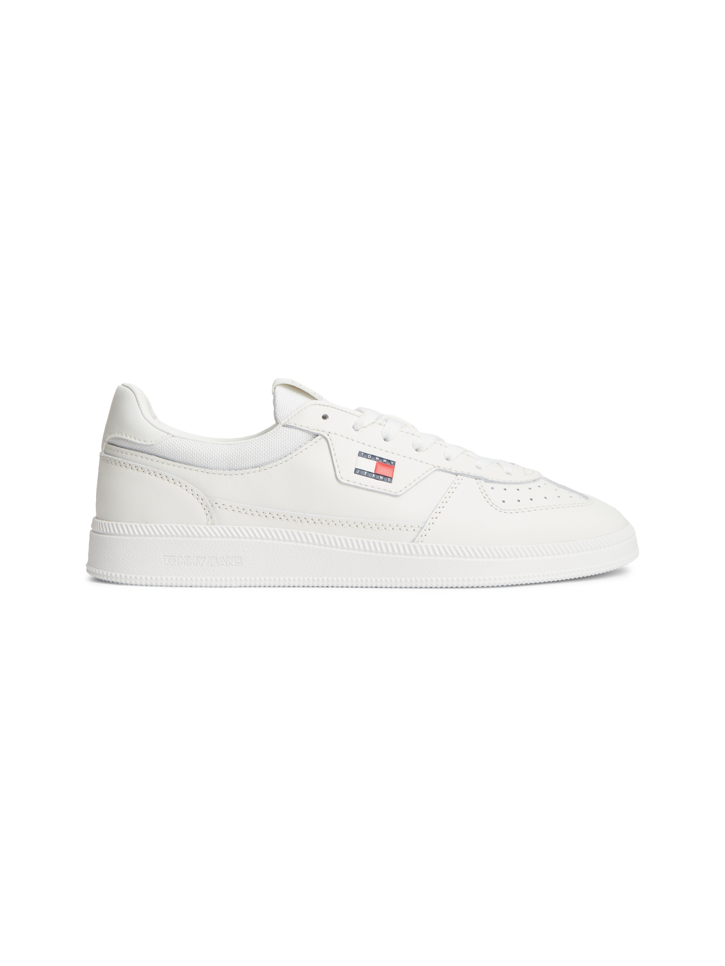 Tommy Jeans Sneaker »THE GREENWICH EDGE CORE LTH«  Freizeitschuh, Halbschuh, Schnürschuh mit Lochmuster