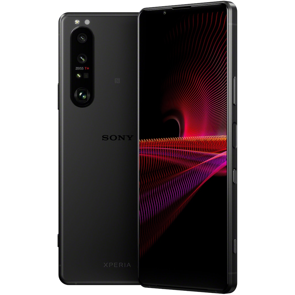 Sony Smartphone »Xperia 1 III 5G, 256GB«, schwarz, 16,51 cm/6,5 Zoll, 256 GB Speicherplatz, 12 MP Kamera