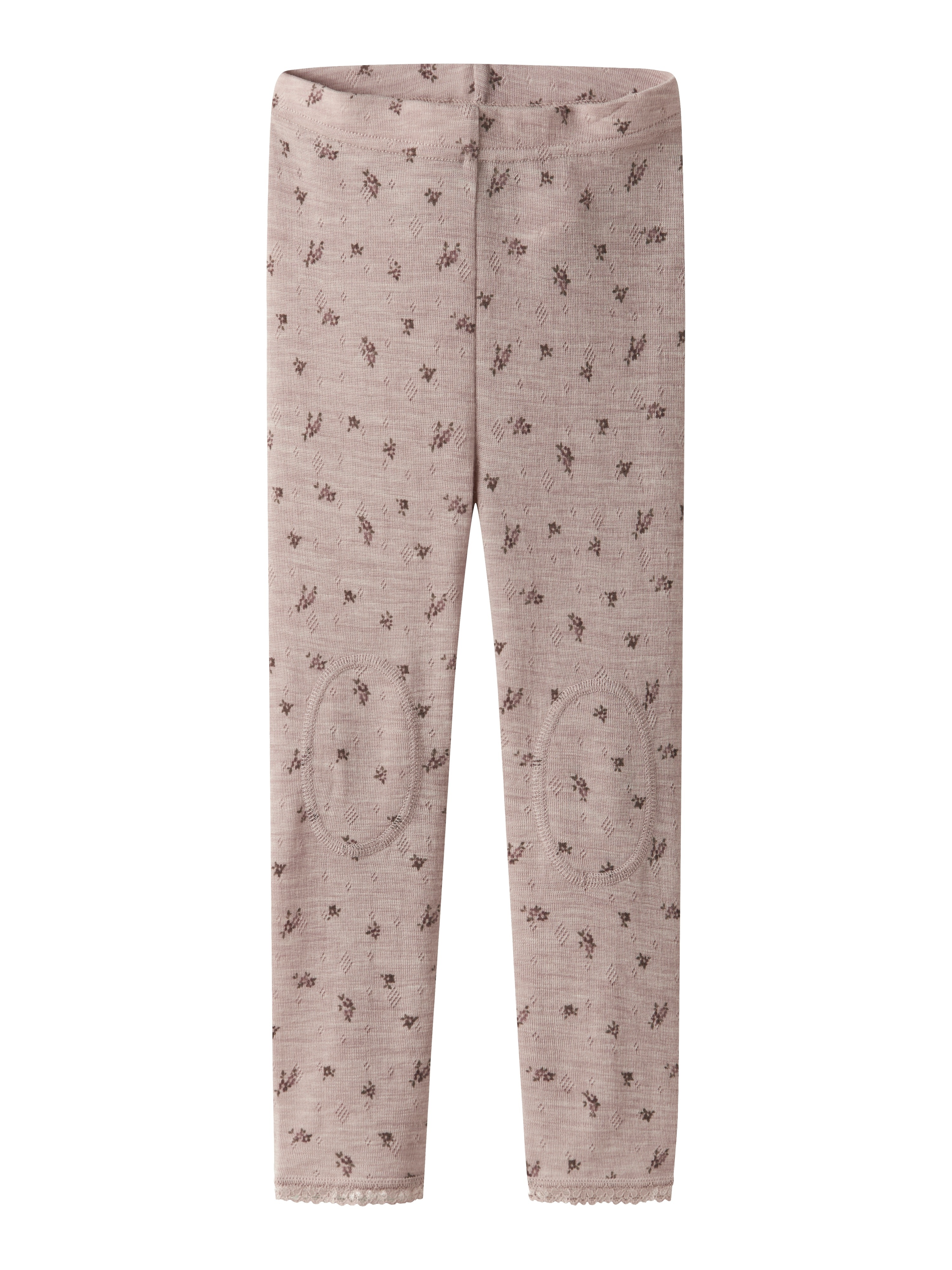 Thumbnail - Name It Leggings "NMFWANG WOOL NEEDLE LEGGING NOOS" aus reiner Merinowolle