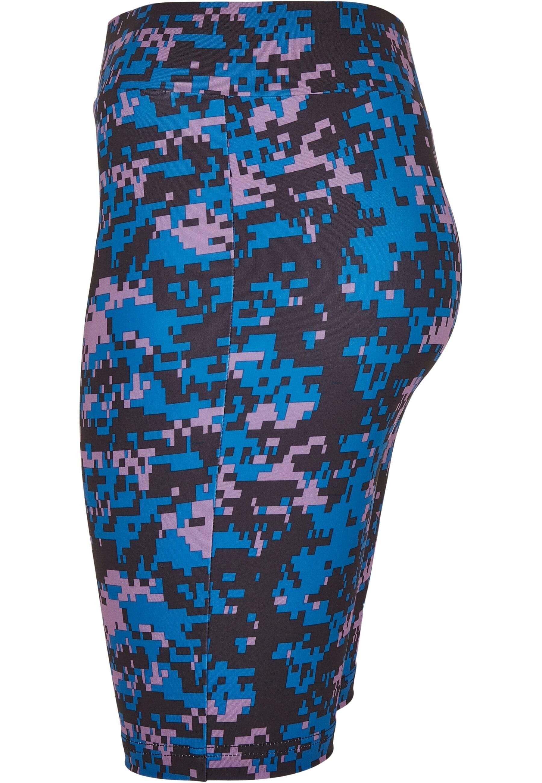 URBAN CLASSICS Stoffhose »Urban Classics Damen Ladies High Waist Camo Tech Cycle Shorts«, (1 tlg.)