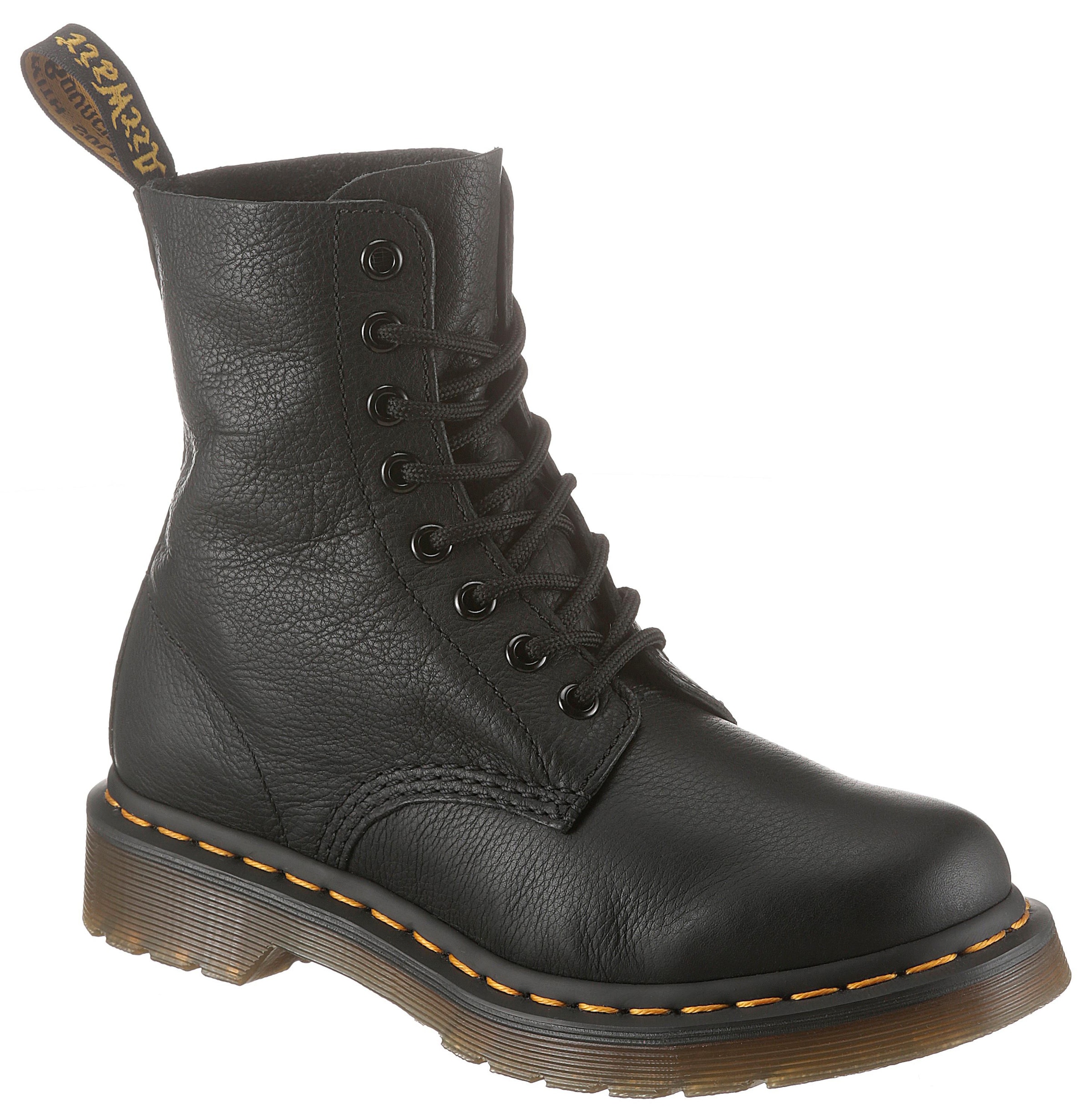 DR. MARTENS Schnürboots »1460 PASCAL 8 Eye Boot«,Blockabsatz,Schnürschuh,Stiefelette mit Luftkammernsohle-schmale Form