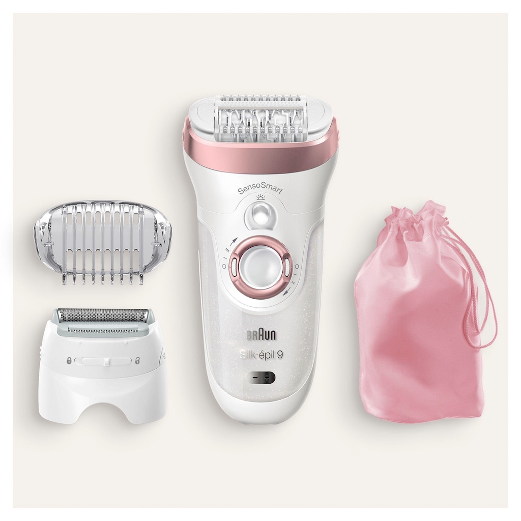 Braun Epilierer »Silk-épil 9 9-730«, Micro-Grip-Pinzetten-Technologie, kabellose Wet & Dry-Epilation