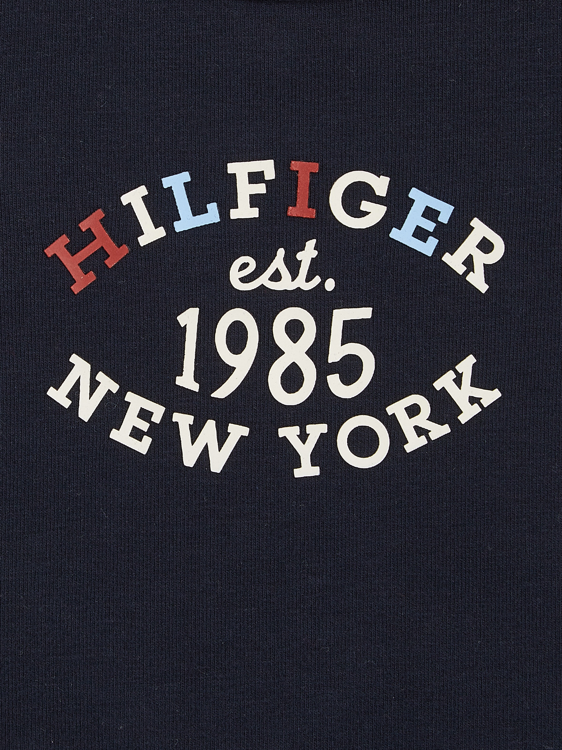 Tommy Hilfiger Langarmbody »MONOTYPE OVAL BODY LS«, Baby bis 2 Jahre, Drucker am Ausschnitt + im Schritt, Logoprint
