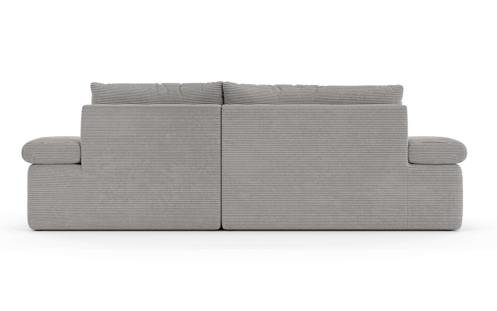 Home affaire Ecksofa »ALVERIE mit Recamiere, moderne Steppung, Maße: B/T/H 274/203/106 cm«, L-Form mit Wellenunterfederung, mit 4 Rückenkissen, pflegeleicht Stoff
