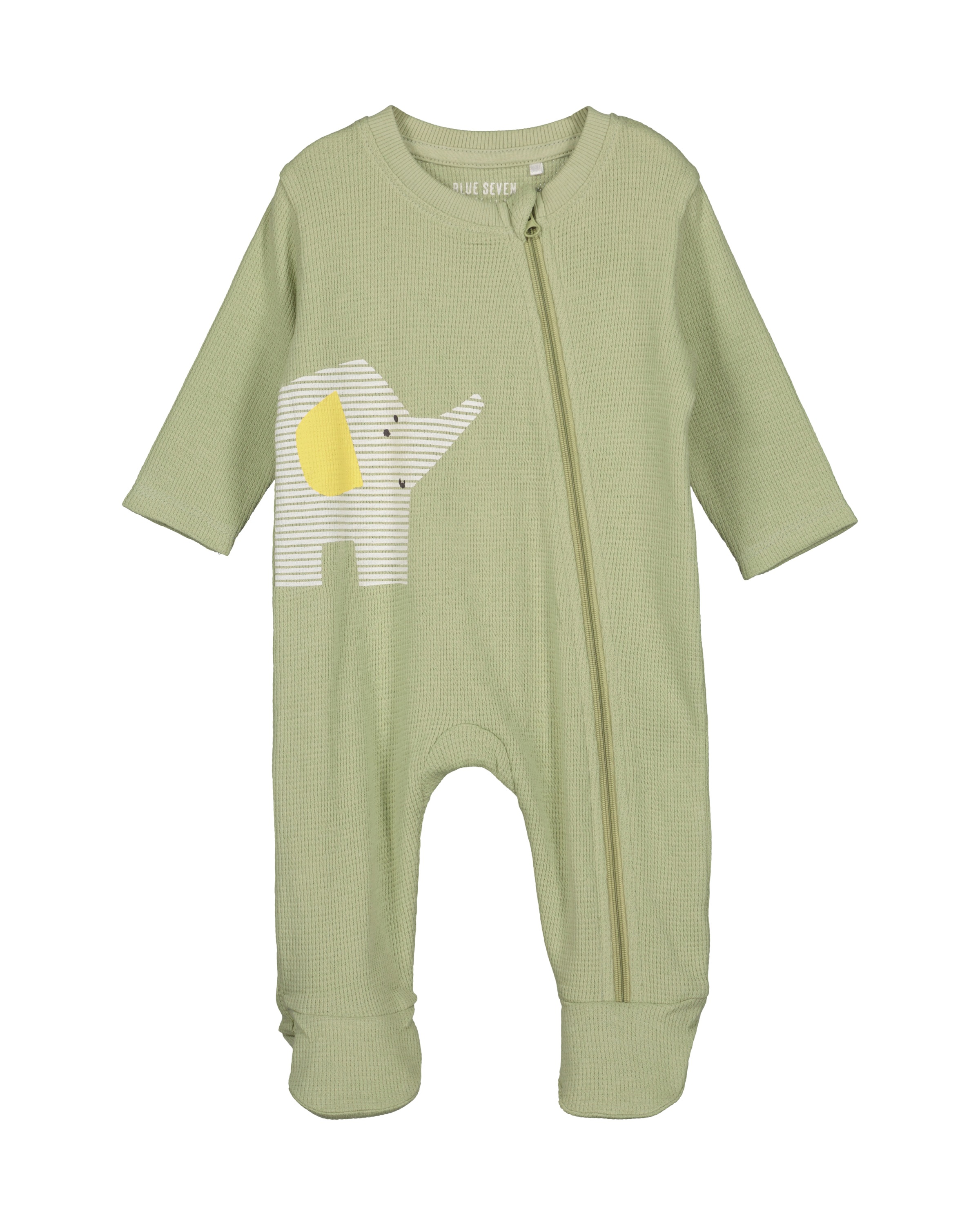 BLUE SEVEN Jungen Strampler "Blue Seven Strampler", Gr. 627510, khaki, 100% Baumwolle, Overalls