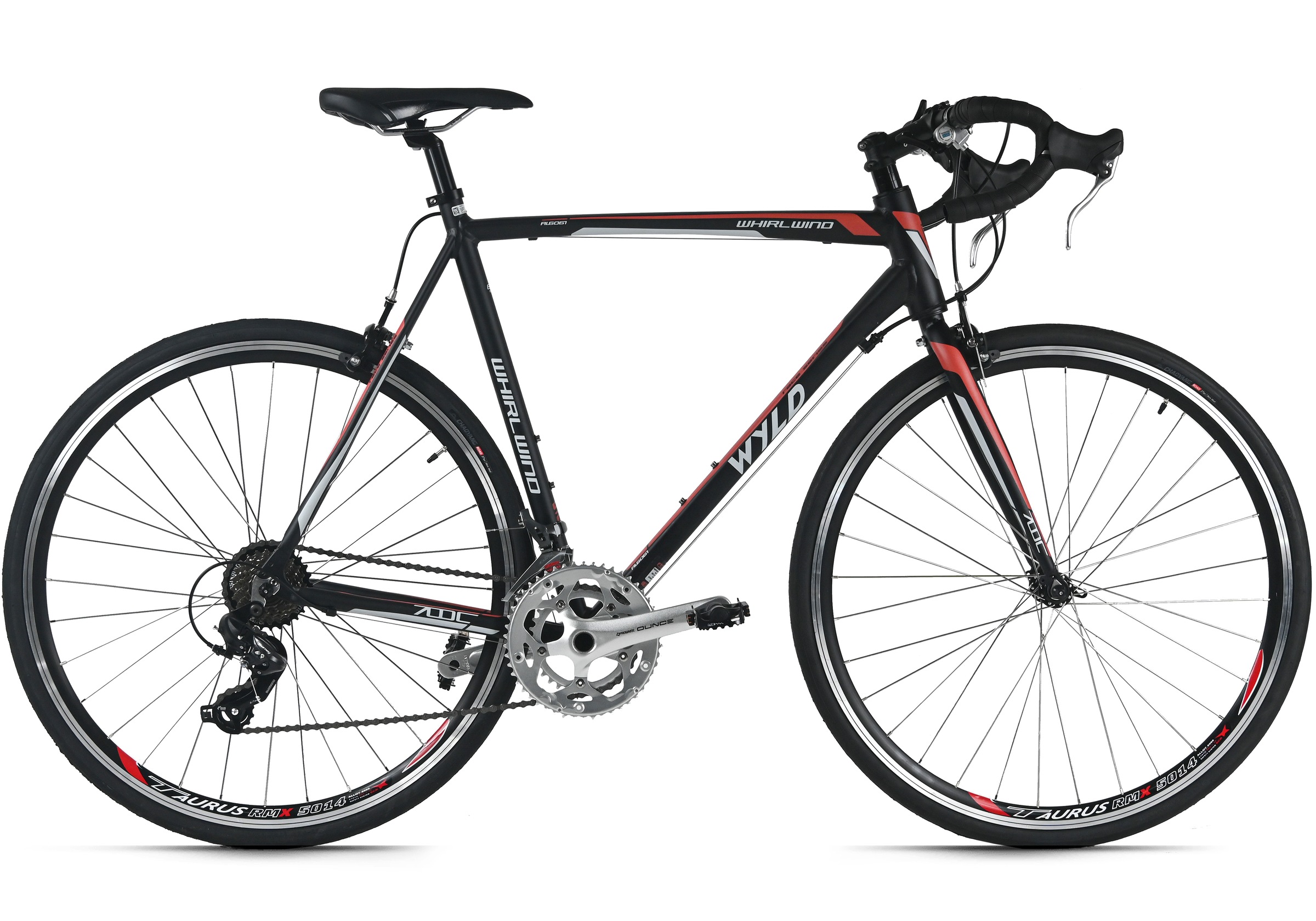 WYLD Rennrad "WYLD Rennrad 28'' Whirlwind 50 14 Gänge", 58cm, 28 Zoll (71,12cm) hinten: 28 Zoll (71,12cm)schwarz, Fahrräder