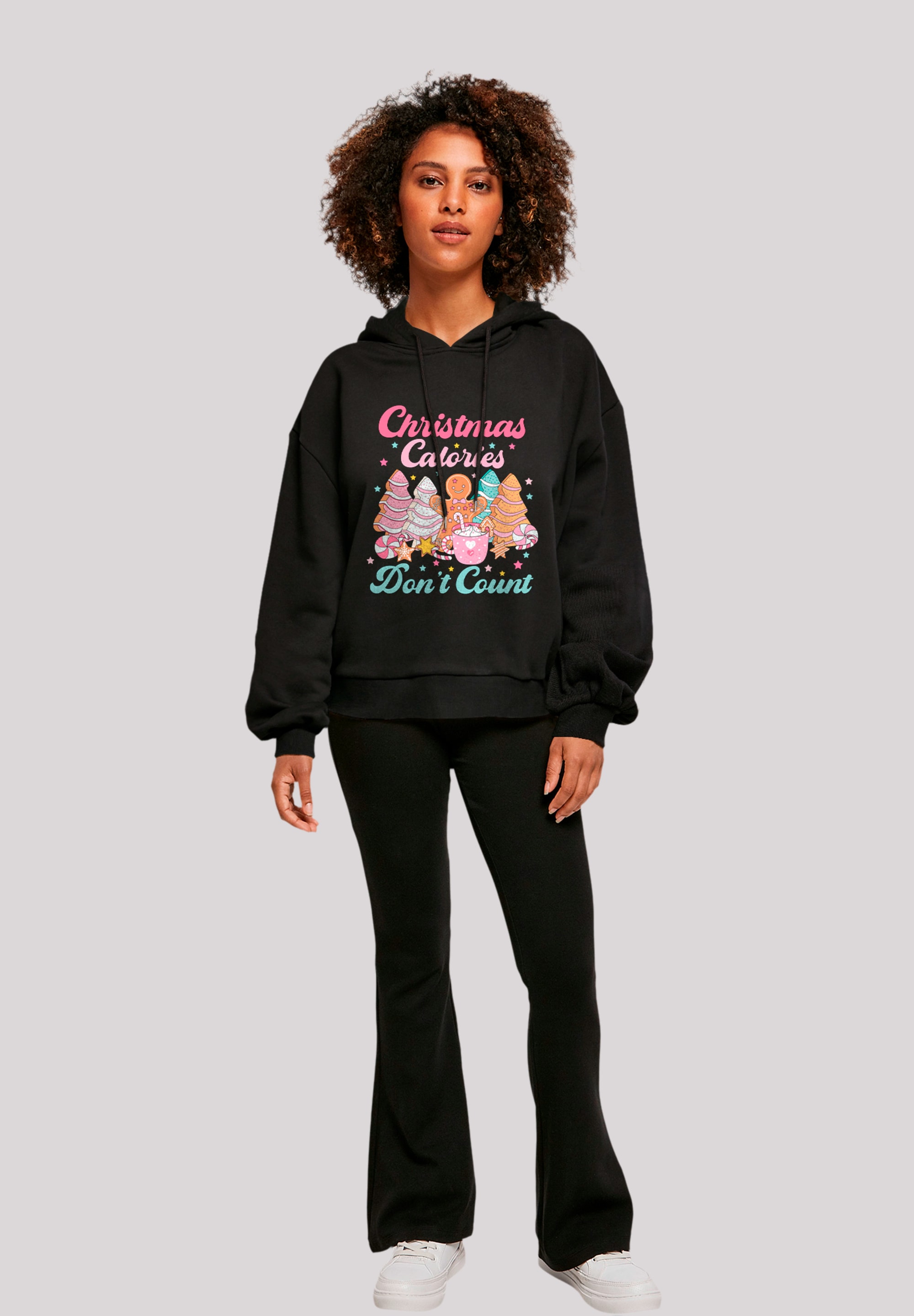 F4NT4STIC Kapuzenpullover »Weihnachten Calories Dont Count Candy«, Premium Qualität, Christmas Collection