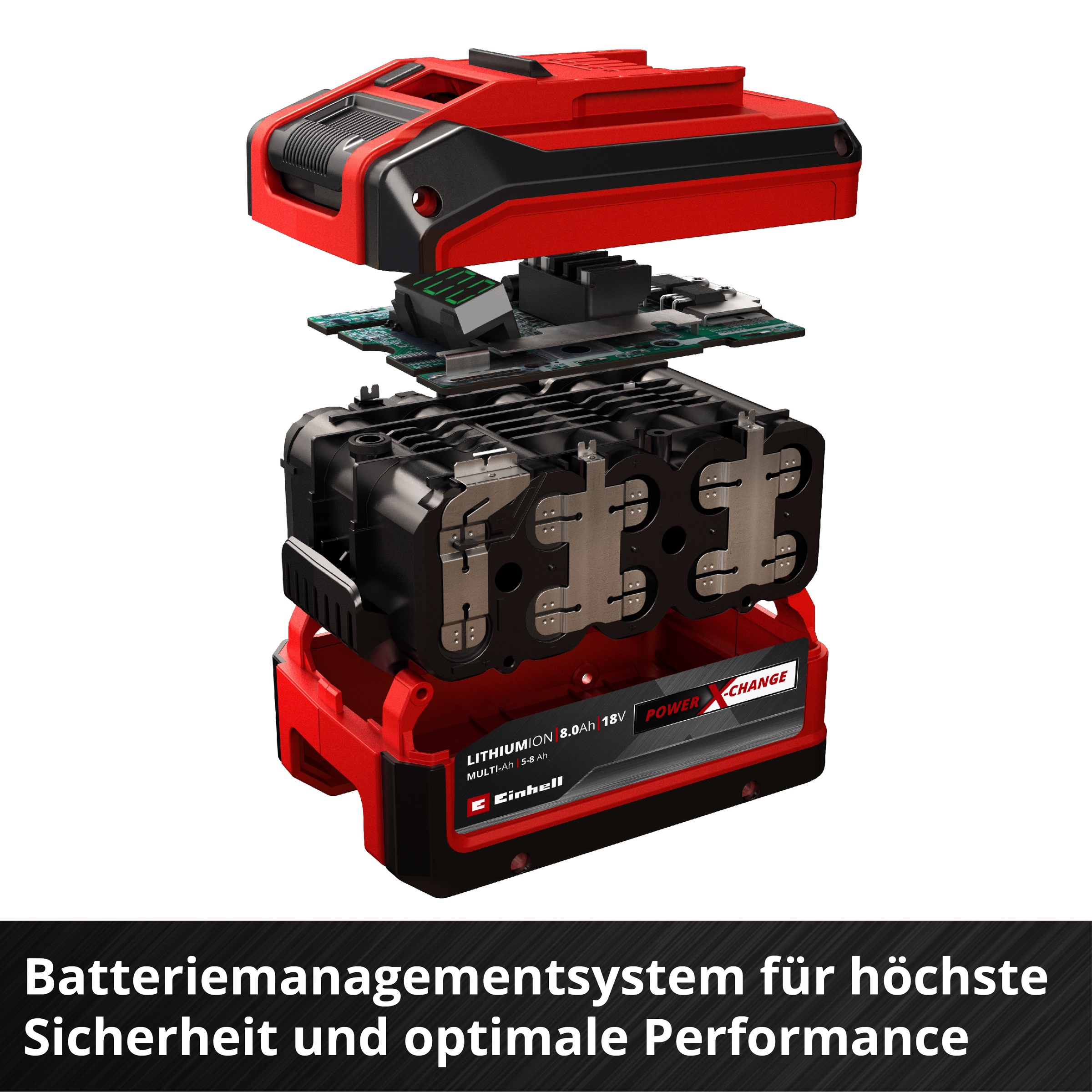 Einhell Akku »»Power X-Change Multi-Ah PXC Plus««, 18 V, umschaltbar: 5 und 8 Ah