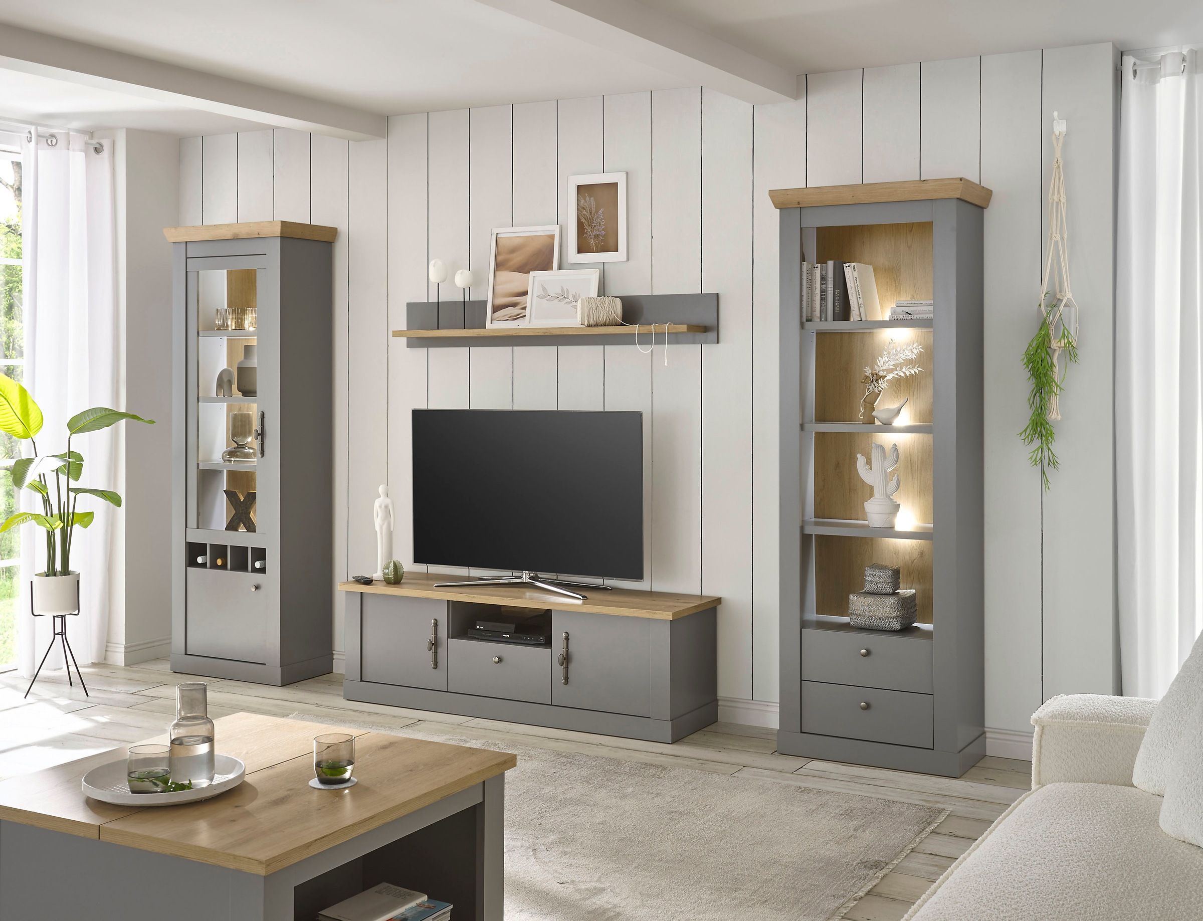 Home affaire Wohnwand "Chambord" 4 Stk. tlg. günstig online kaufen