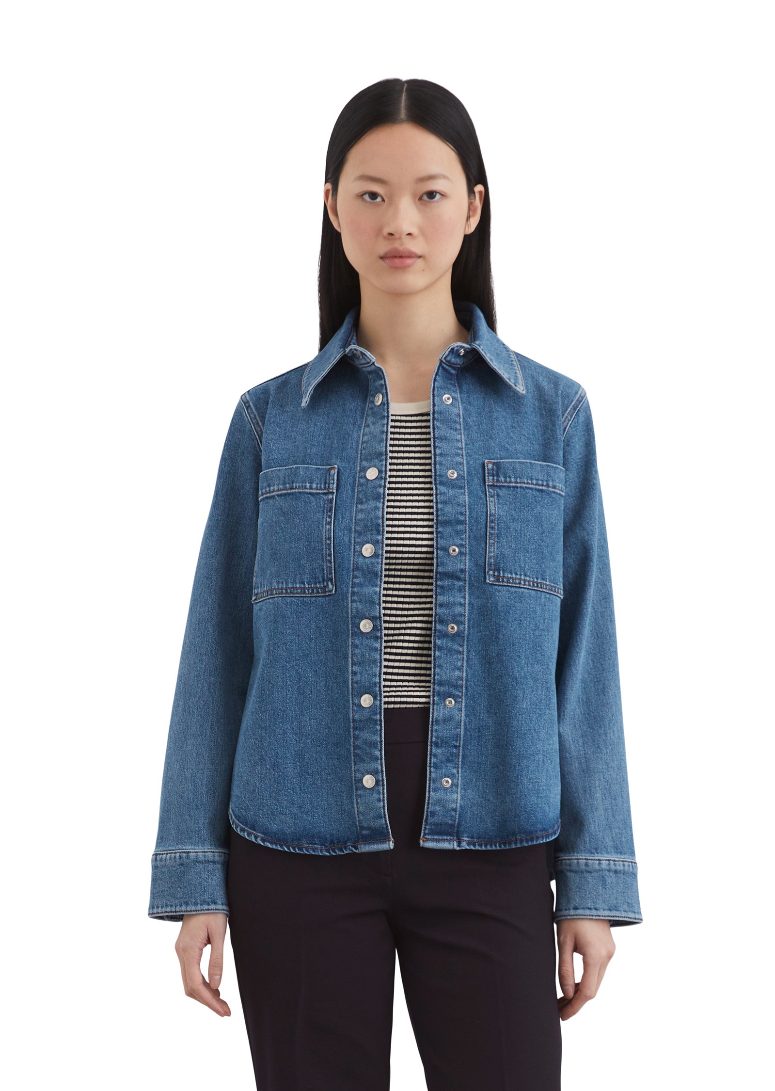 Marc O'Polo Jeansbluse »mit CIRCULOSE®«