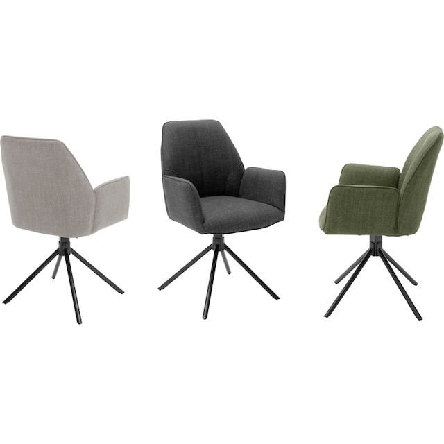 MCA furniture 4-Fußstuhl »Pemba«, (Set), 2 St., 2er-Set, 180°drehabr mit  Nivellierung, Stuhl belastbar bis 120 kg kaufen | BAUR