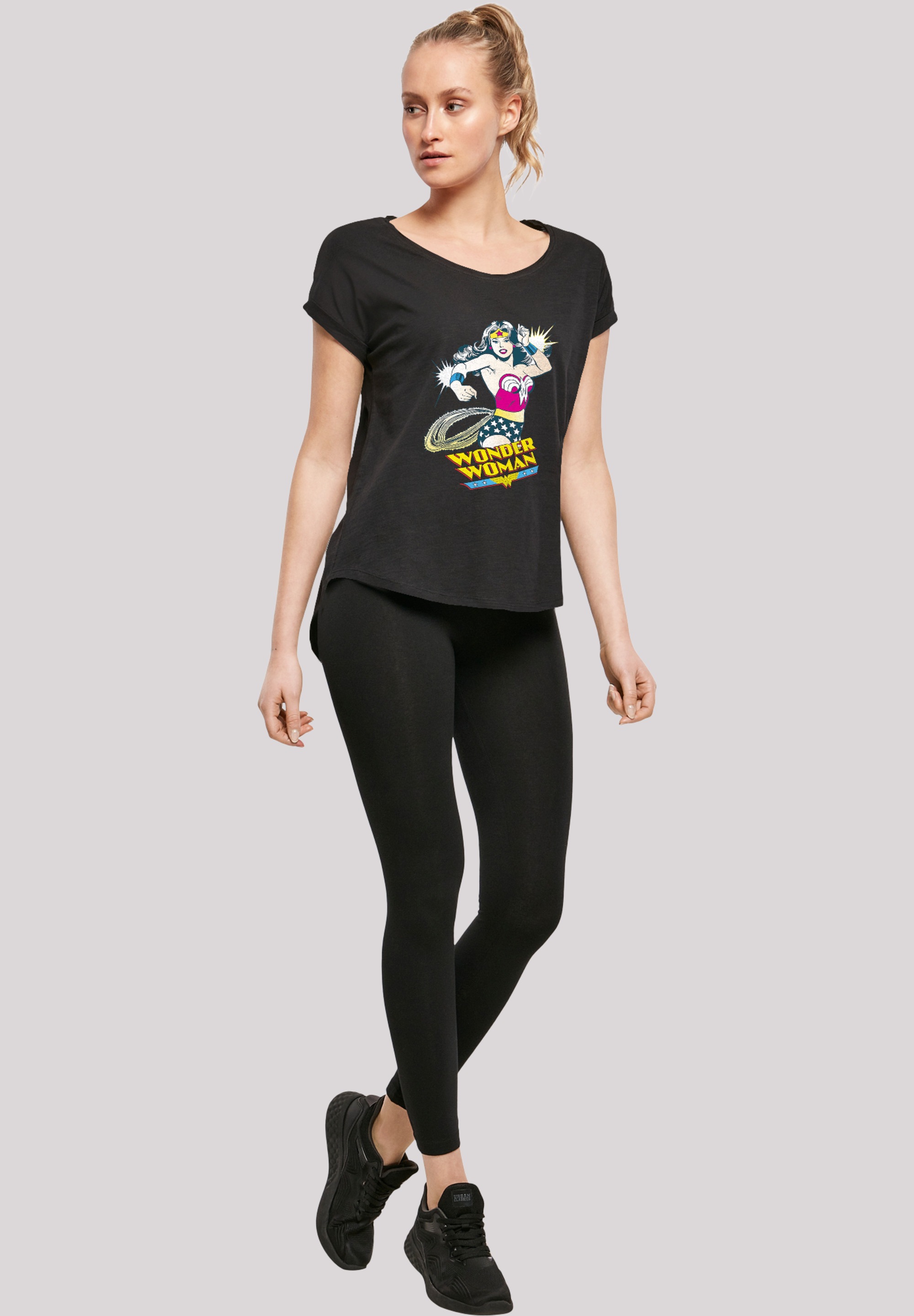 F4NT4STIC T-Shirt »DC Comics Wonder Woman Vintage Lasso«, Print