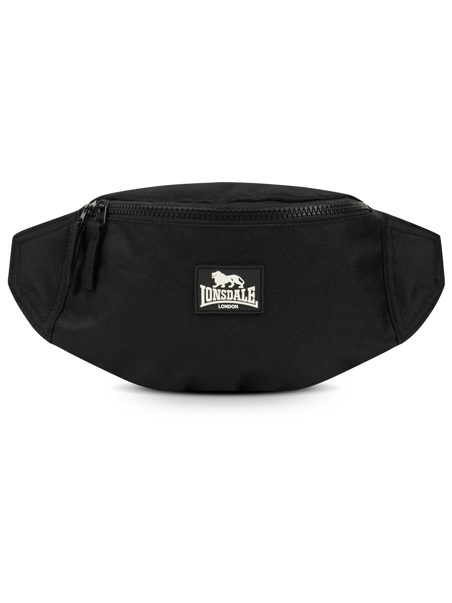 Gürteltasche LONSDALE "OUSBY", schwarz, weiß, Obermaterial: 100% Polyester, Taschen Gürteltasche, für Erwachsene, aus Polyester, größenverstellbarer Gurt