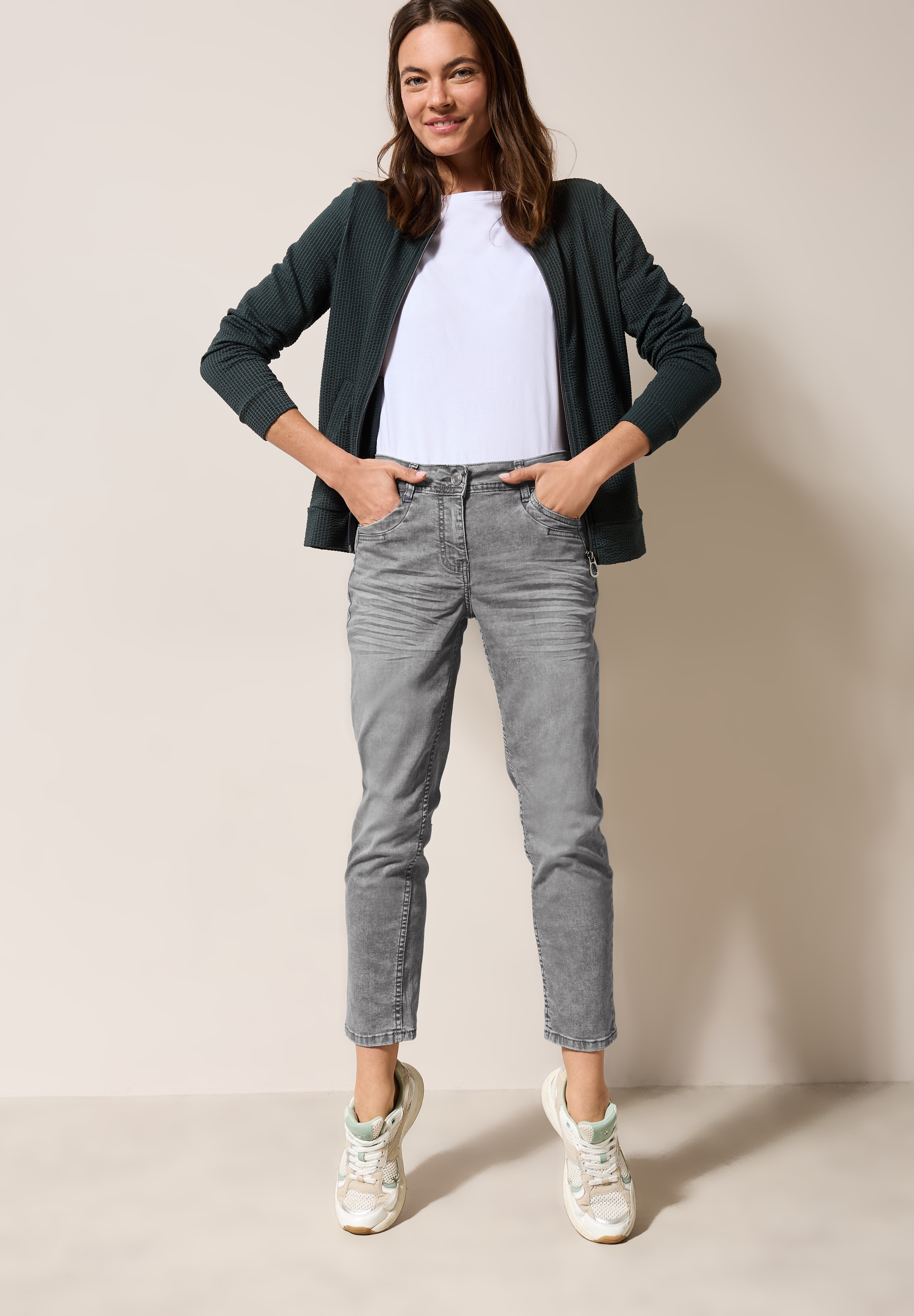 Cecil 5-Pocket-Jeans »Style Scarlett«, Mid Waist mit schmalem Bein