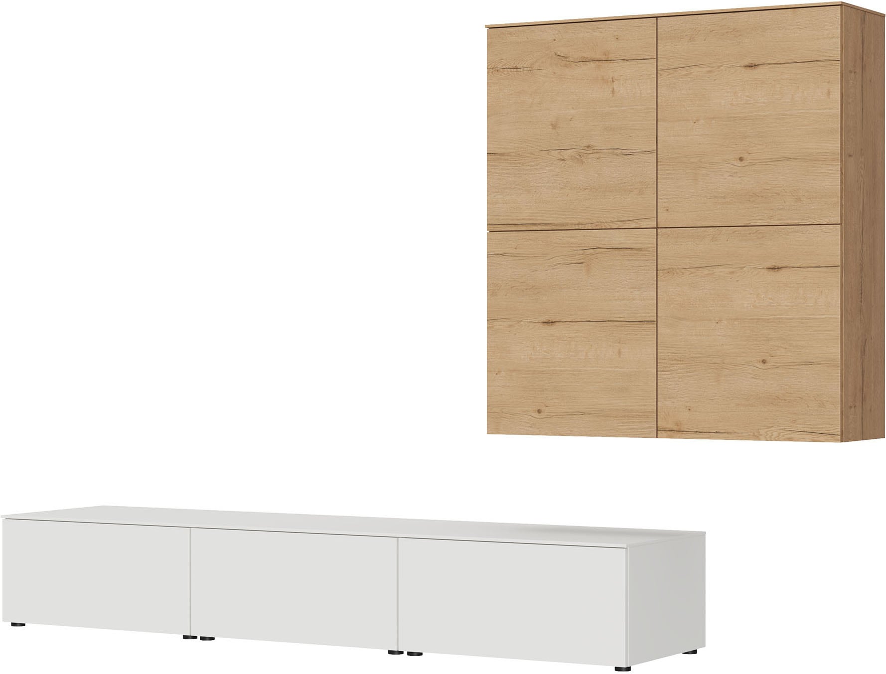 nobilia® Wohnzimmer-Set »Style, variabel montierbar«