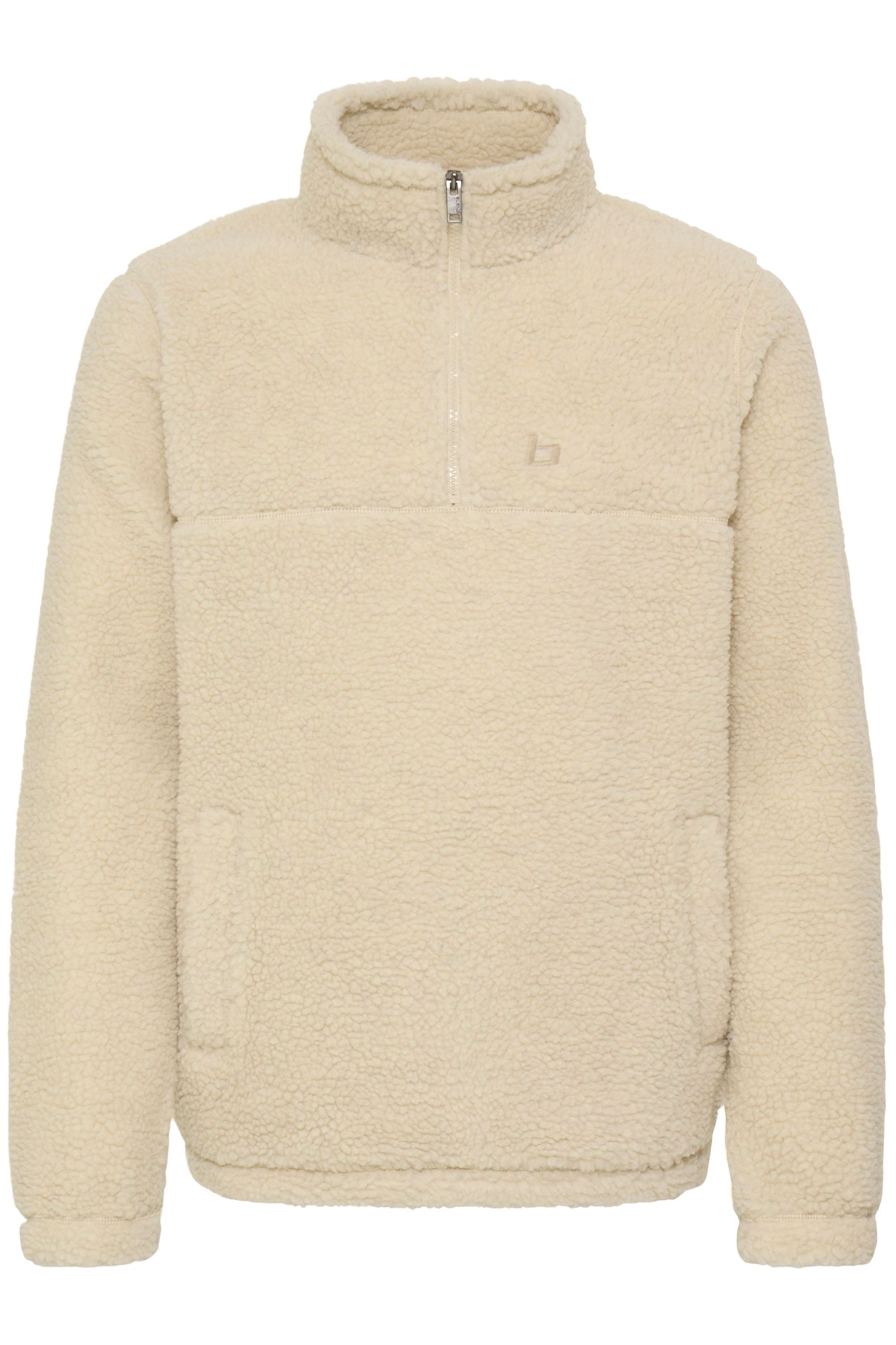 Blend Fleecepullover "BHTotten", Lässiger Troyer in Teddy-Optik günstig online kaufen