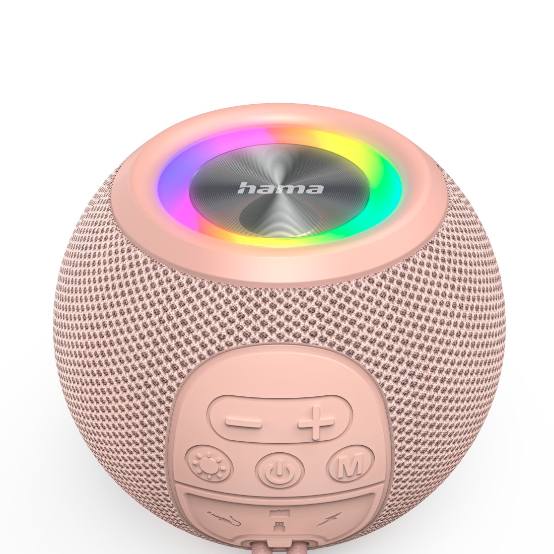 Hama Bluetooth-Lautsprecher »Bluetooth®-Lautsprecher "Ball Shape Speaker", 5 Licht-Modi, 5W«, Integrierte Freisprecheinrichtung