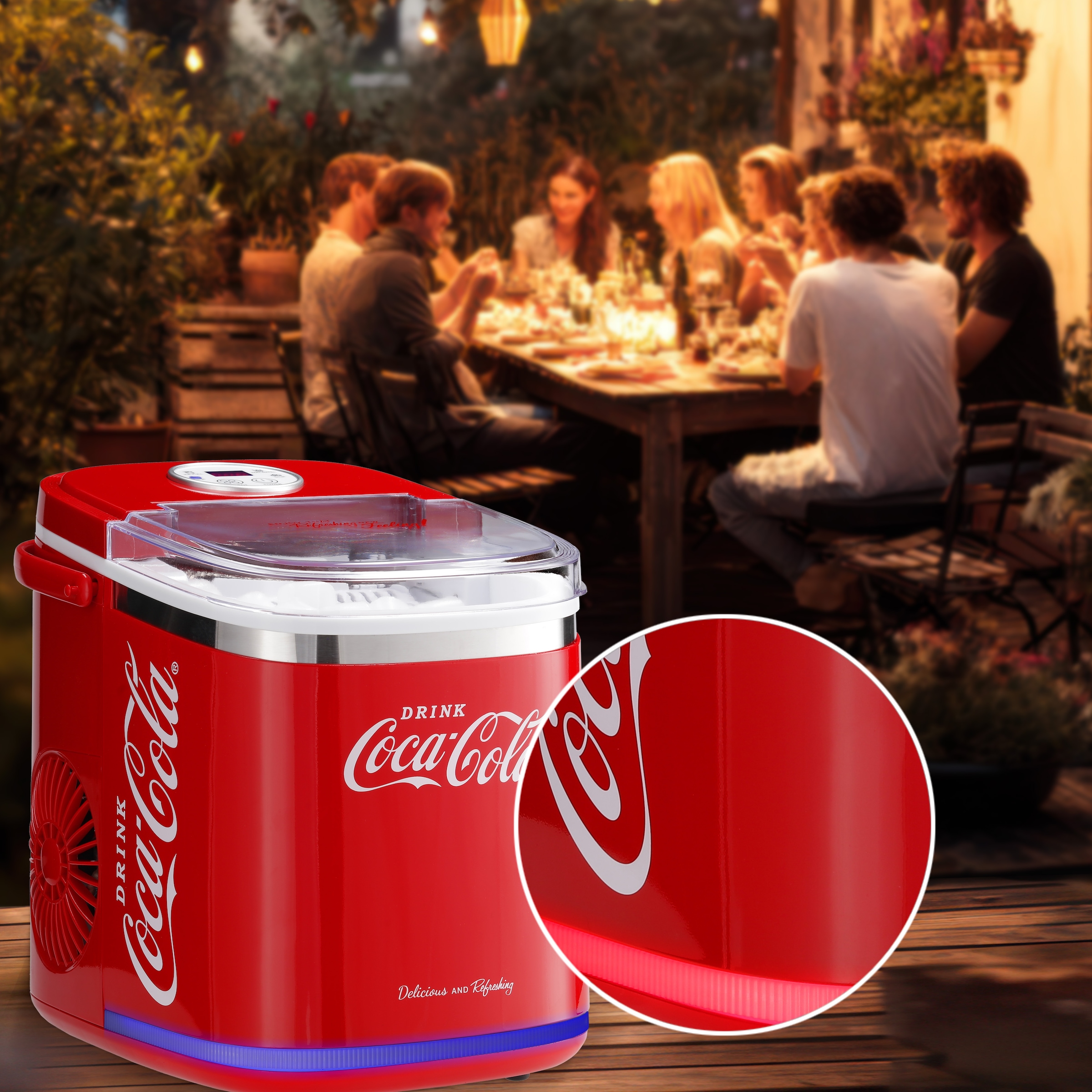 SALCO Elektrischer Eiswürfelbereiter »IM-1215« COCA-COLA ® ICE CUBE MAKER