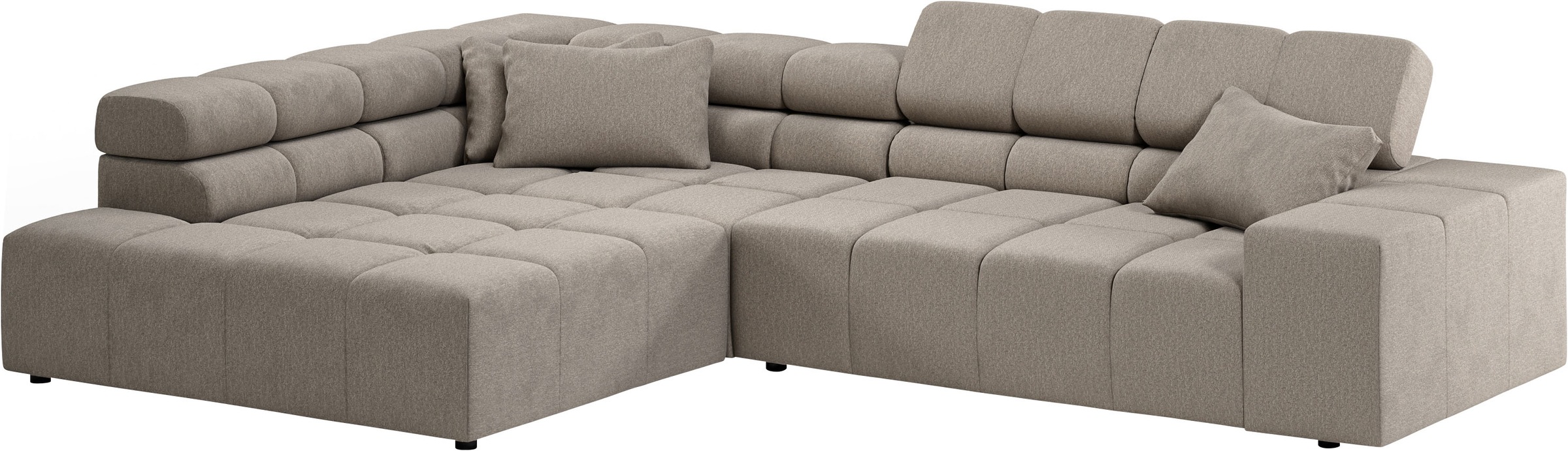 Home Affaire Ancona Corner Sofa with Adjustable Headrests L-Shape 2