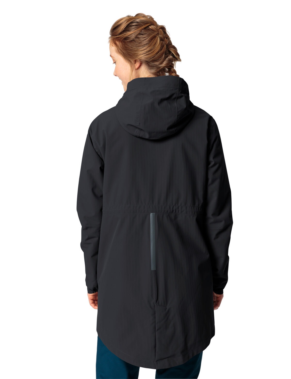 VAUDE Funktionsmantel »WOMEN'S CYCLIST PADDED PARKA II«, (1 tlg.), Wasserdicht, winddicht, atmungsaktiv