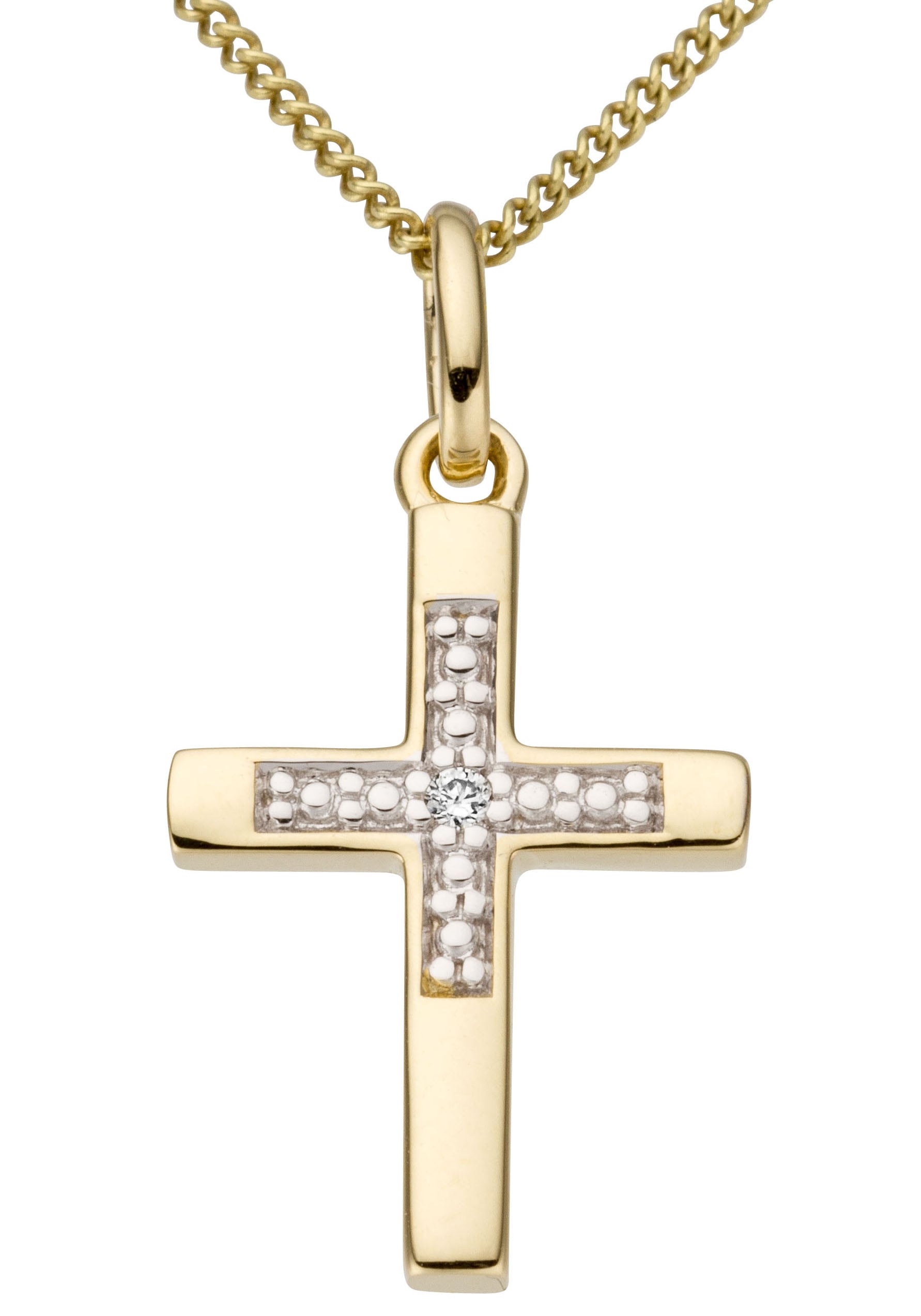 Kettenanhänger »Schmuck Geschenk Gold 333 Halsschmuck Anhänger für Halskette Kreuz«,...