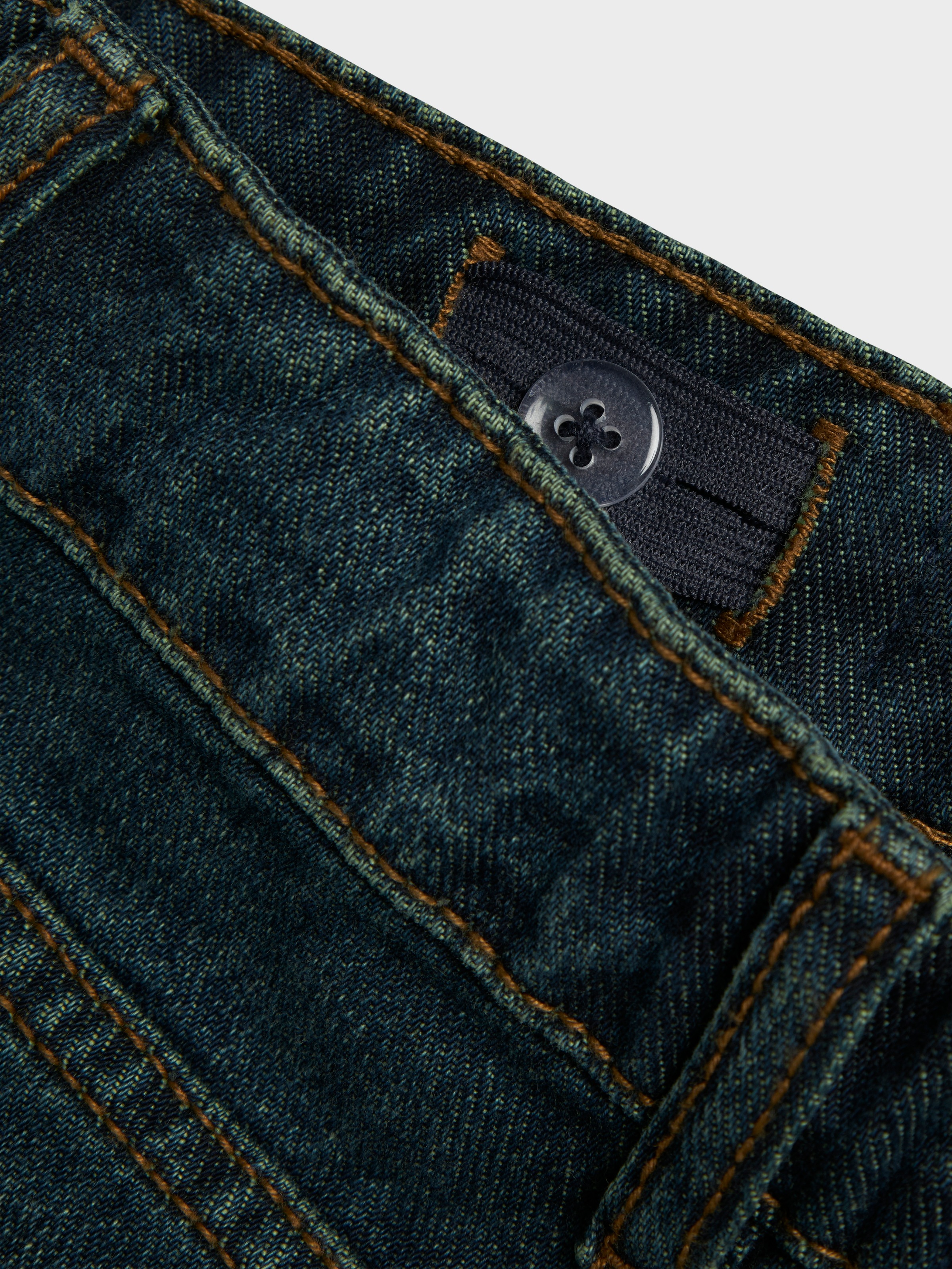 Name It Straight-Jeans »NKFROSE für Mädchen mit High Waist und weitem Bein«, unifarben, casual, loose fit, Baumwollmischung, Denim