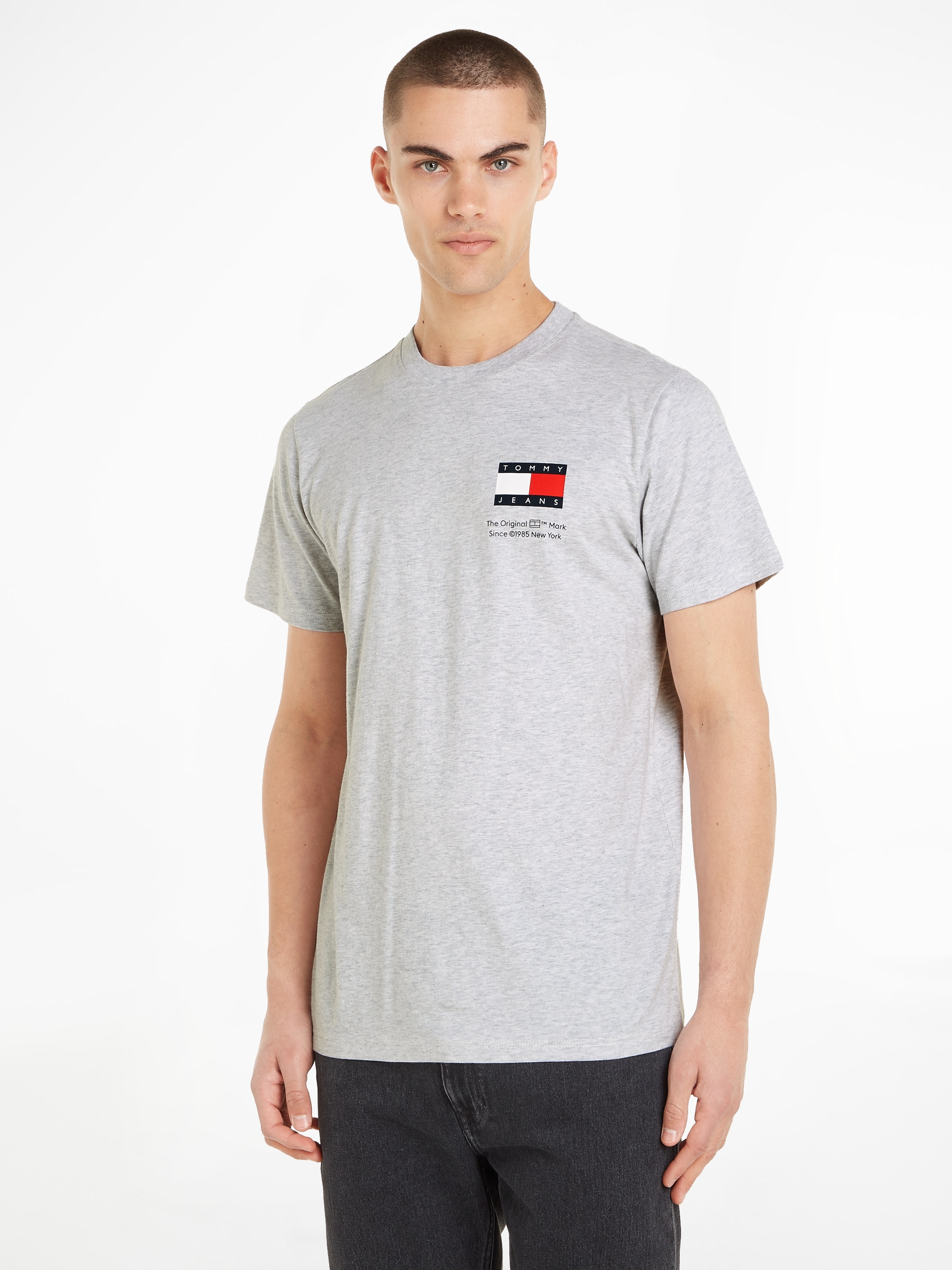 EXT«, FLAG | mit Tommy für ▷ TEE Jeans ESSENTIAL SLIM »TJM T-Shirt Rundhalsausschnitt BAUR