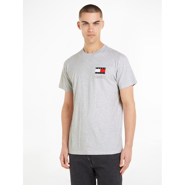 Tommy Jeans T-Shirt »TJM SLIM ESSENTIAL FLAG TEE EXT«, mit  Rundhalsausschnitt ▷ für | BAUR