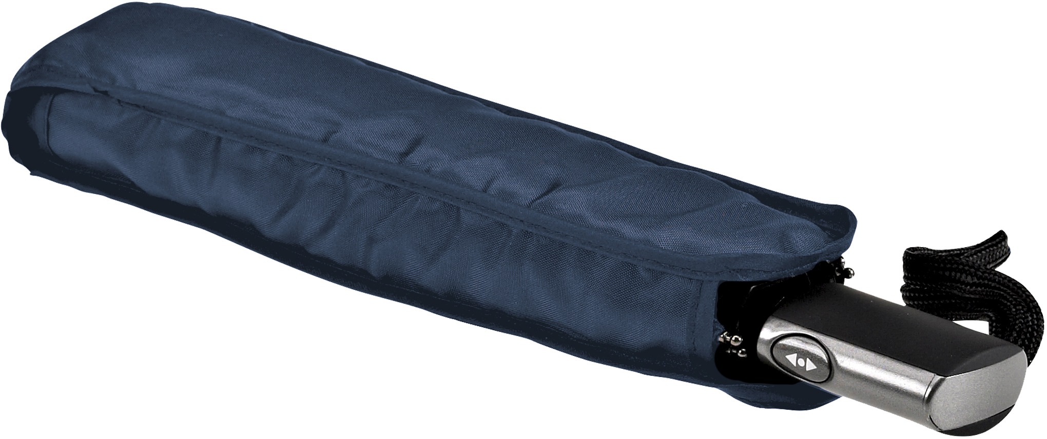 EuroSCHIRM® Taschenregenschirm »Automatik 3224, marineblau«, extra flach und leicht