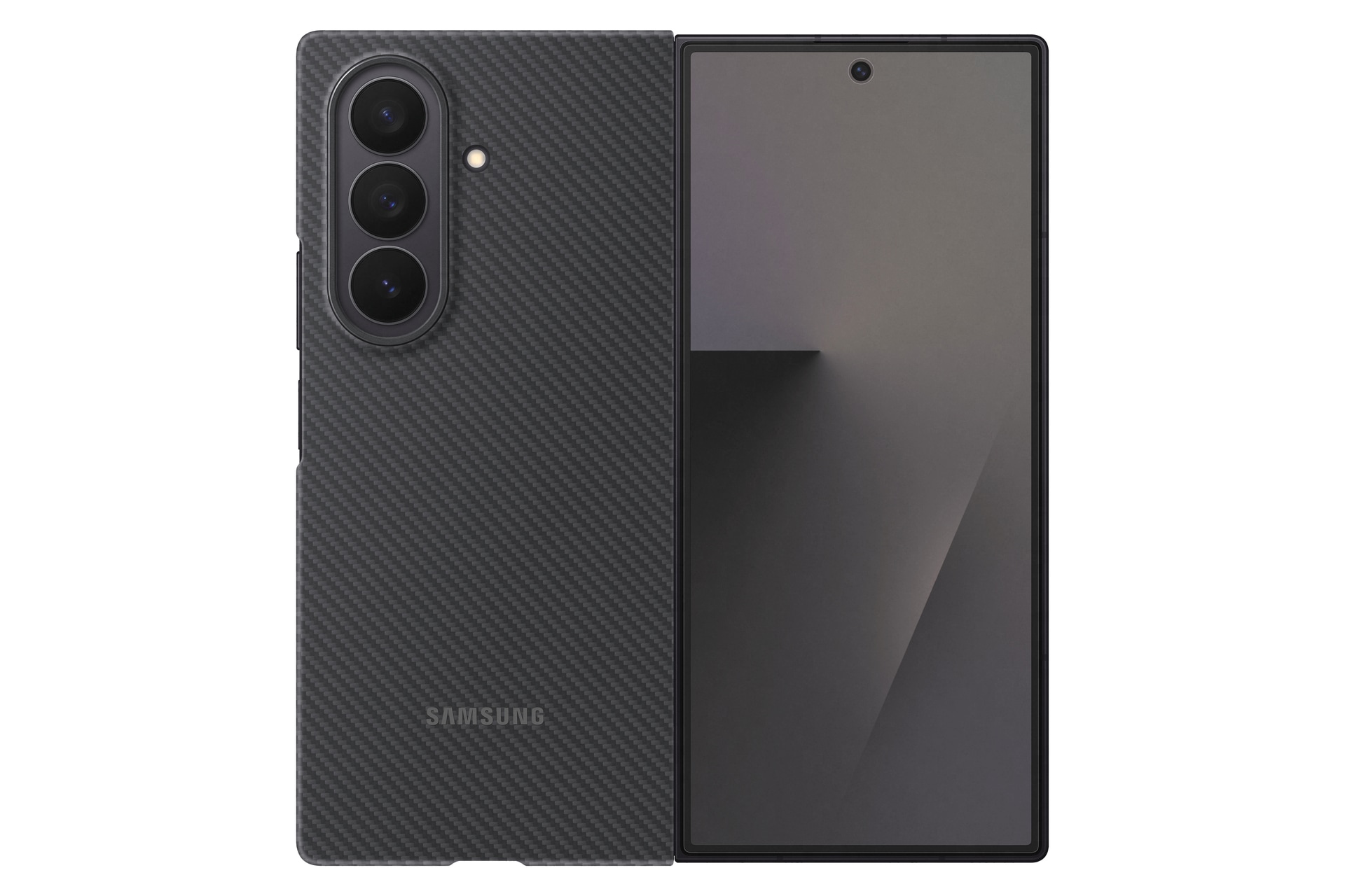 Samsung Handyhülle »Carbon Shield Case für Samsung Galaxy Z Fold7«, Samsung Galaxy Z Fold7, Backcover, Schutzhülle, Handyschutzhülle, Case, Schutzcase, stoßfest