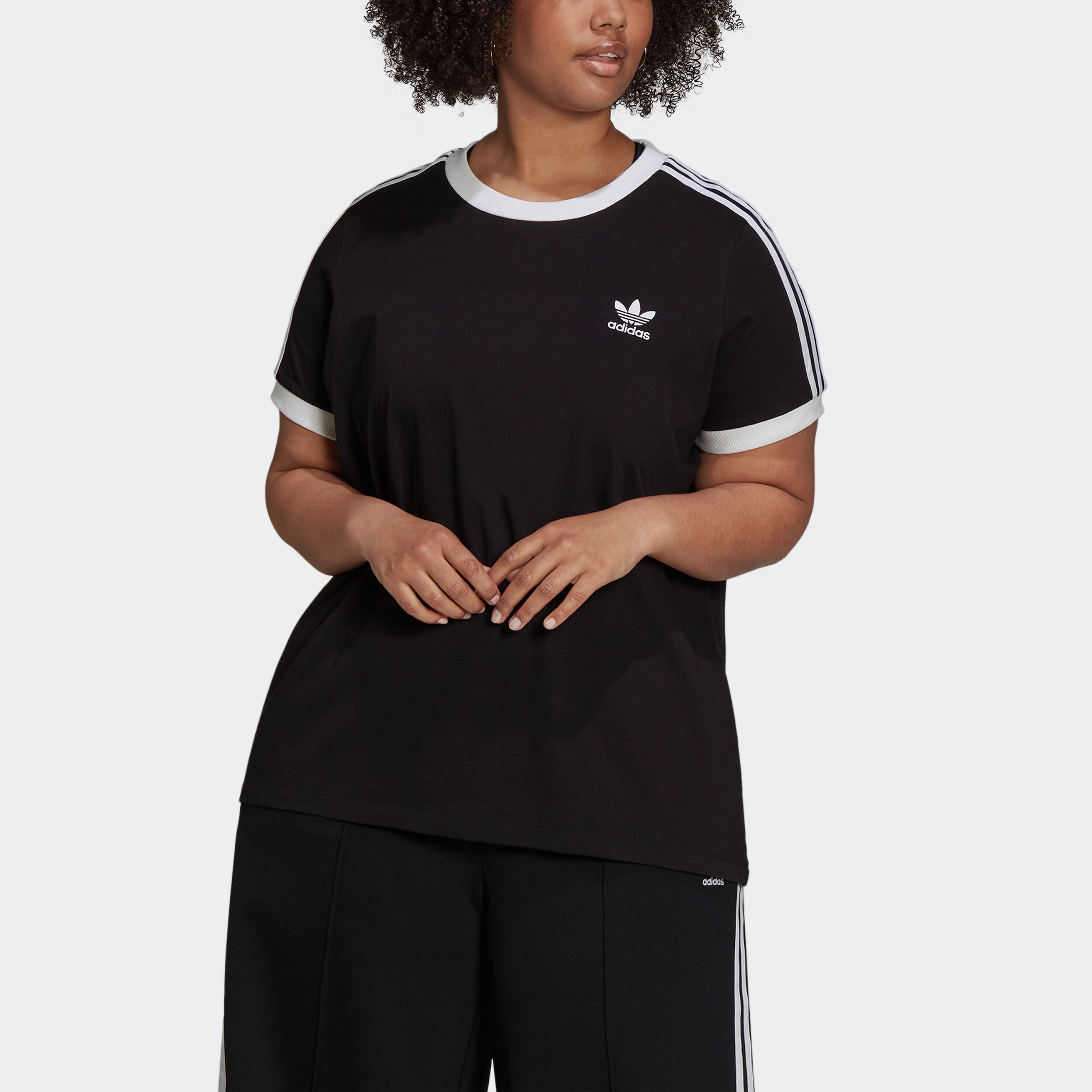 adidas Originals T-Shirt »ADICOLOR CLASSICS 3-STREIFEN – GROSSE GRÖSSEN«
