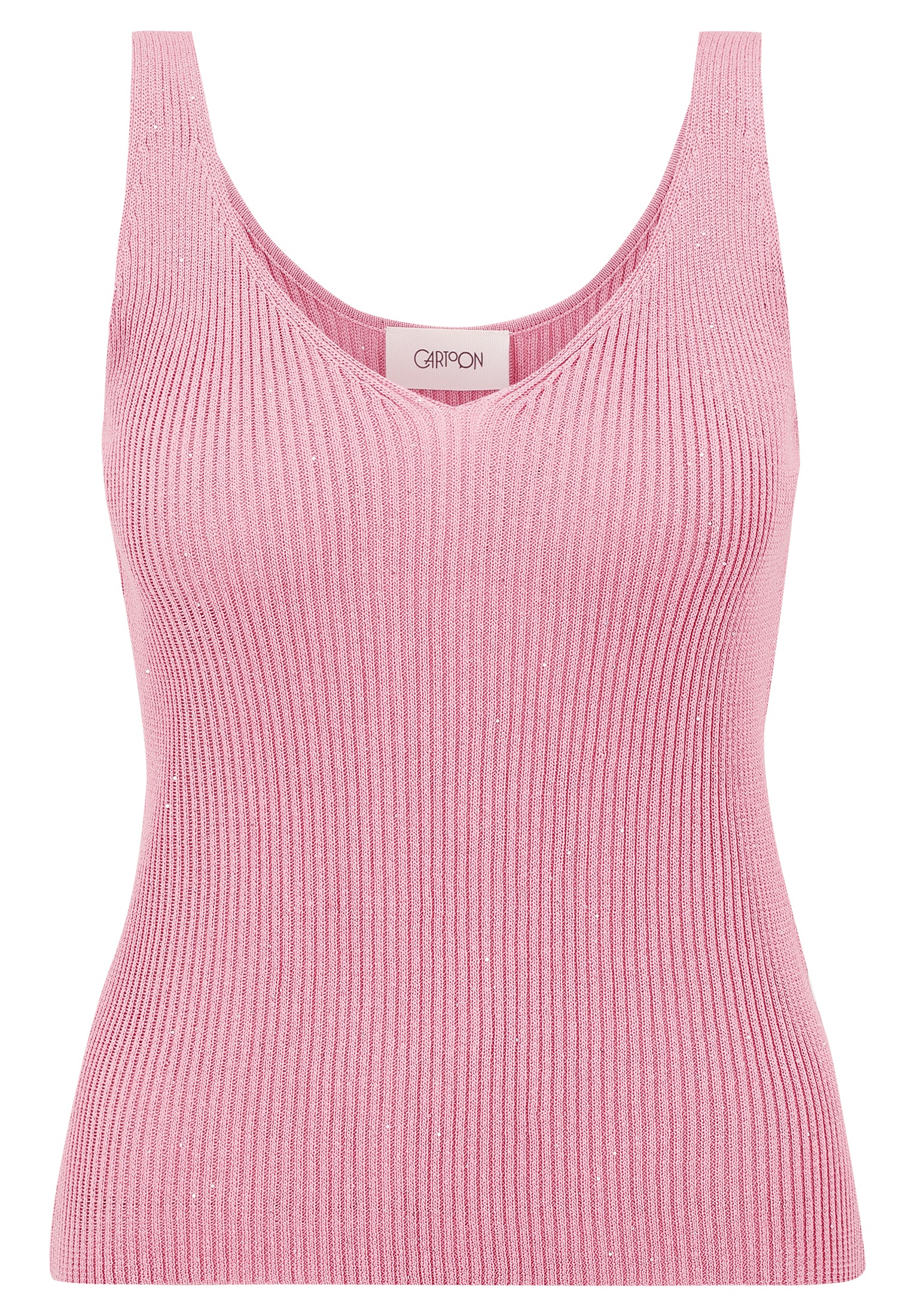 Cartoon Trägertop »Cartoon Strick-Top mit schmalen Trägern«, Material