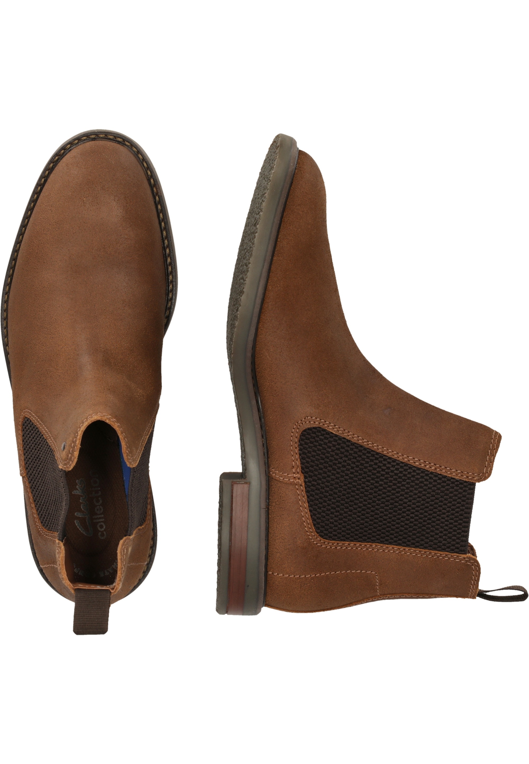 Clarks Stiefel »Jaxen Easy«, mit smartem elastischem Einstieg