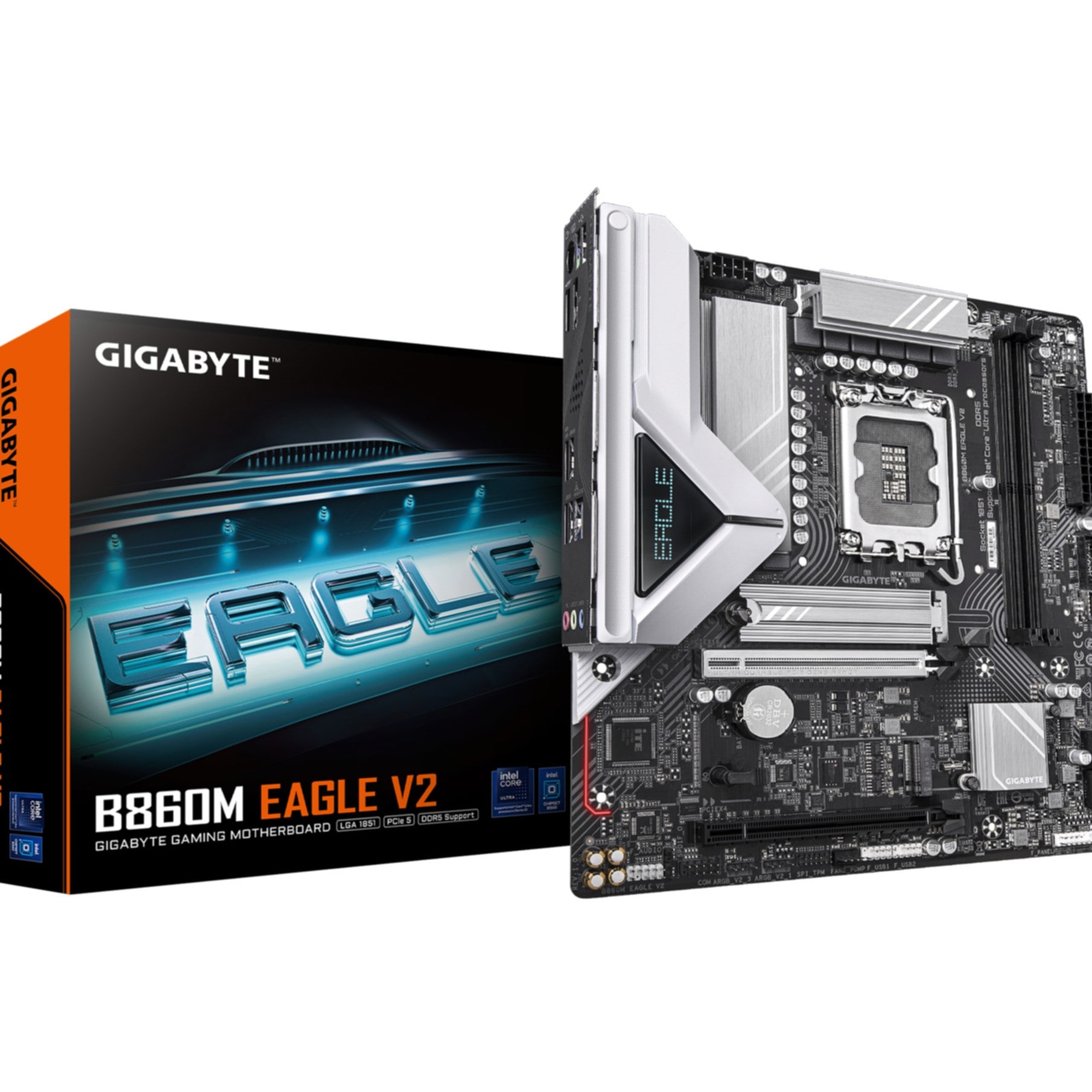 Gigabyte Mainboard »B860M EAGLE V2 Mainboard – Intel Core Ultra Serie Prozessoren, 6+1+2 P«