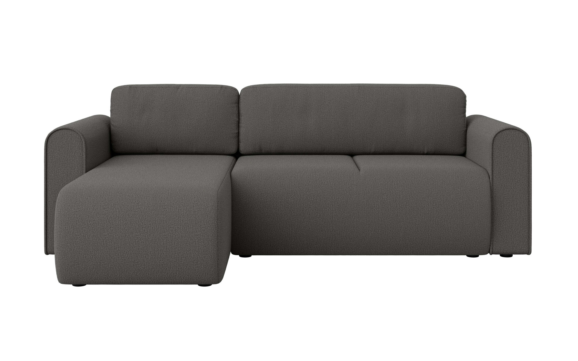 INOSIGN Ecksofa »Zacharia wahlweise Schlafsofa mit Bettkasten, B/T/H 250/166/86 cm«, L-Form mit Wellenunterfederung, Recamiere beidseitig montierbar