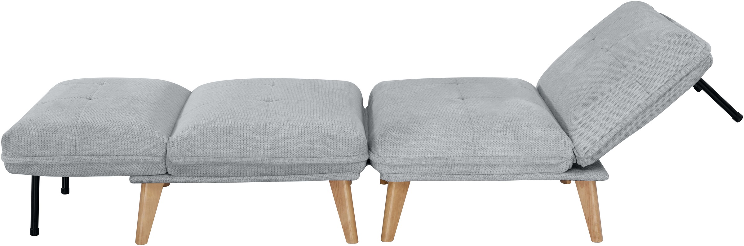 INOSIGN Sessel »DELANEY Schlafsofa, bestehend aus 2 Modulen, mit Schlaffunktion«, Bettsofa, Schlafsessel, Klappsofa, erweiterbar, in Webstoff