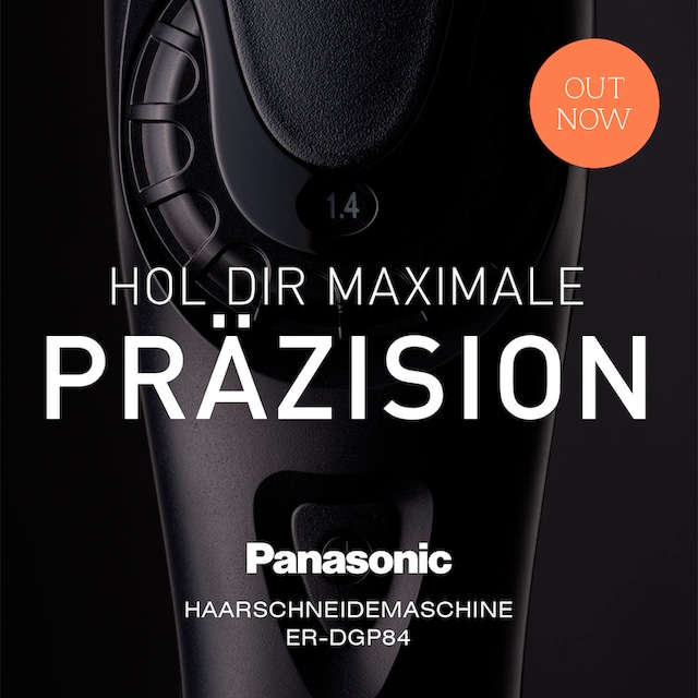 Panasonic Haarschneider »Haarschneidemaschine ER-DGP84«, 4 Aufsätze,  Memory- Effect, Linearmotor mit Constant Control | BAUR