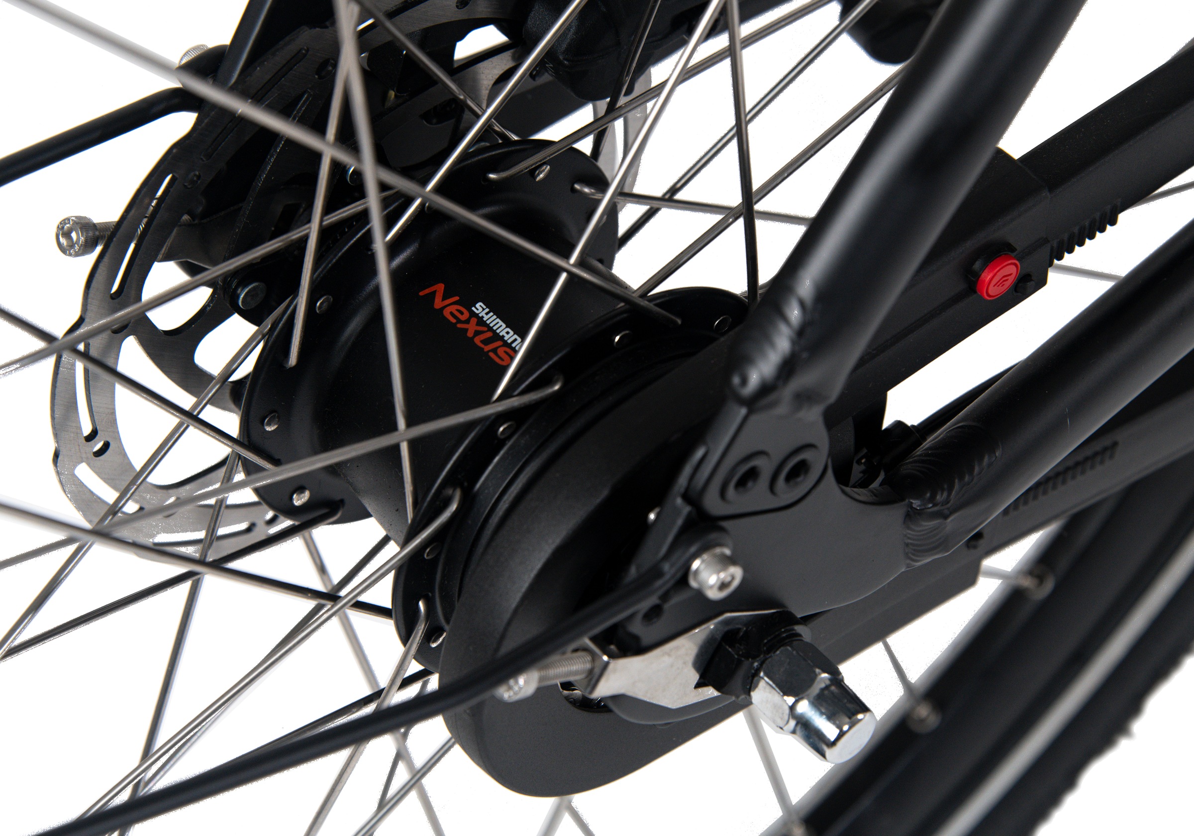 Royal Cargo Bikes »Cargo 3W Premium 17,5Ah / 630 Wh 24 / 26 Zoll grau« 7 Gang Shimano Nexus Schaltwerk Nabenschaltung Mittelmotor 250 W