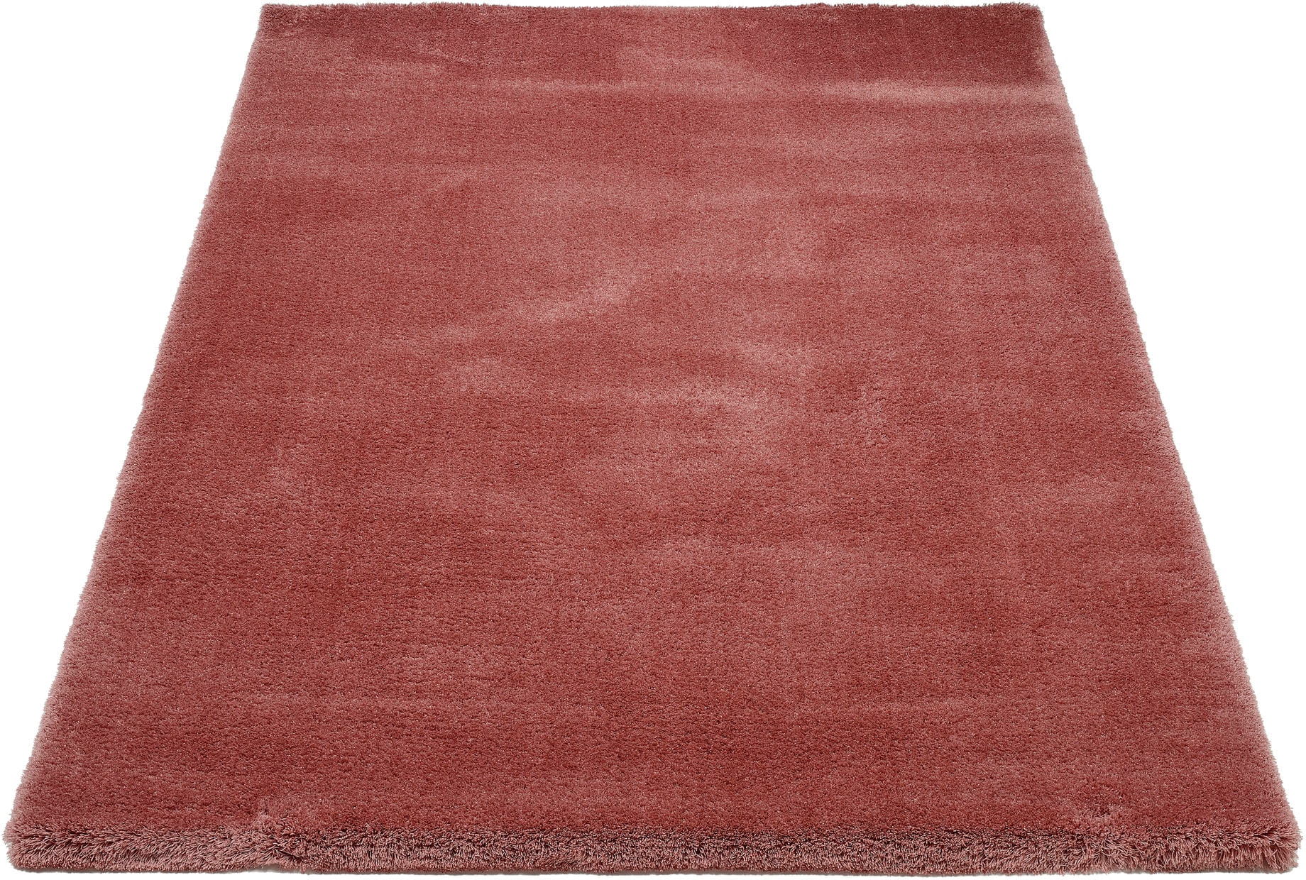 Hochflor-Teppich OCI DIE TEPPICHMARKE "Soft Dream, auch als Läufer erhältlich", rot (rosenholz), B:80cm H:30mm L:250cm, Kunstfaser, Teppiche, weich durch Microfaser, Shaggy, Langflor, Wohnzimmer