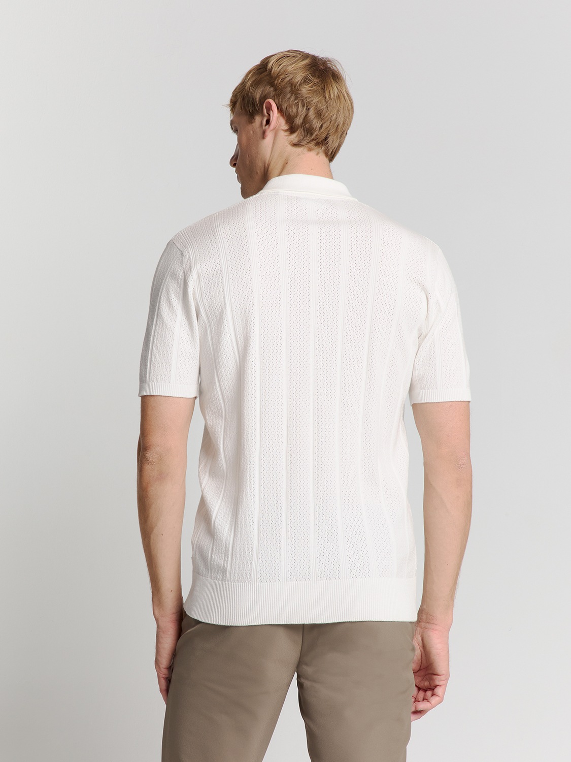 NO EXCESS T-Shirt "No Excess Poloshirt mit kurzen Ärmeln" günstig online kaufen