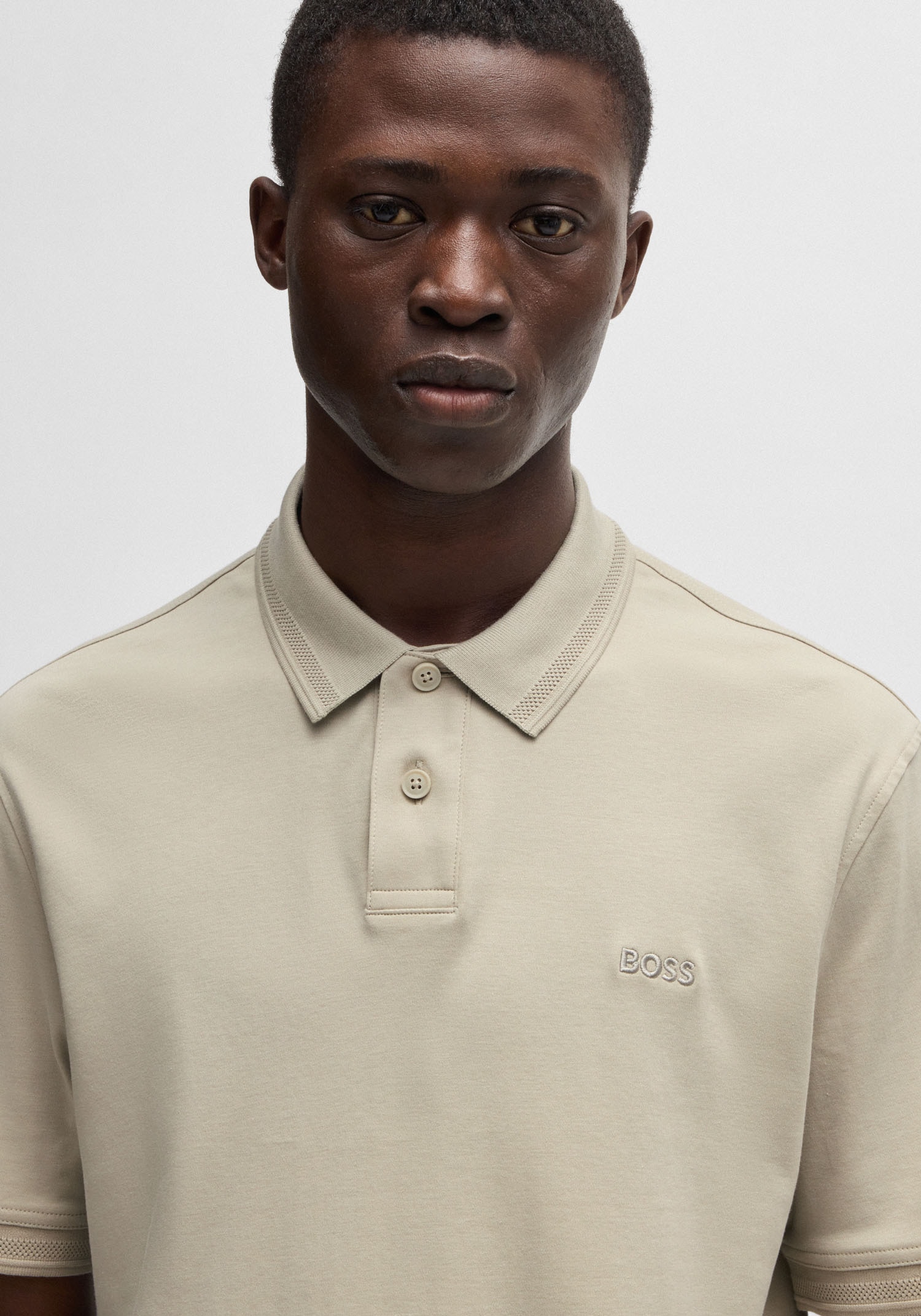 BOSS ORANGE Poloshirt »Pe_Interlock«, mit Polokragen